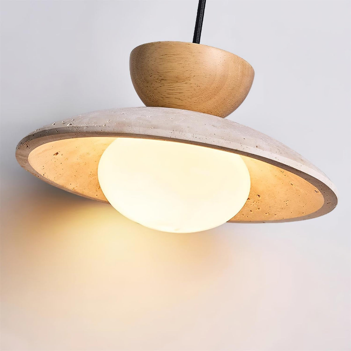 Cleo Travertine Pendant Lights - Neutral Decor