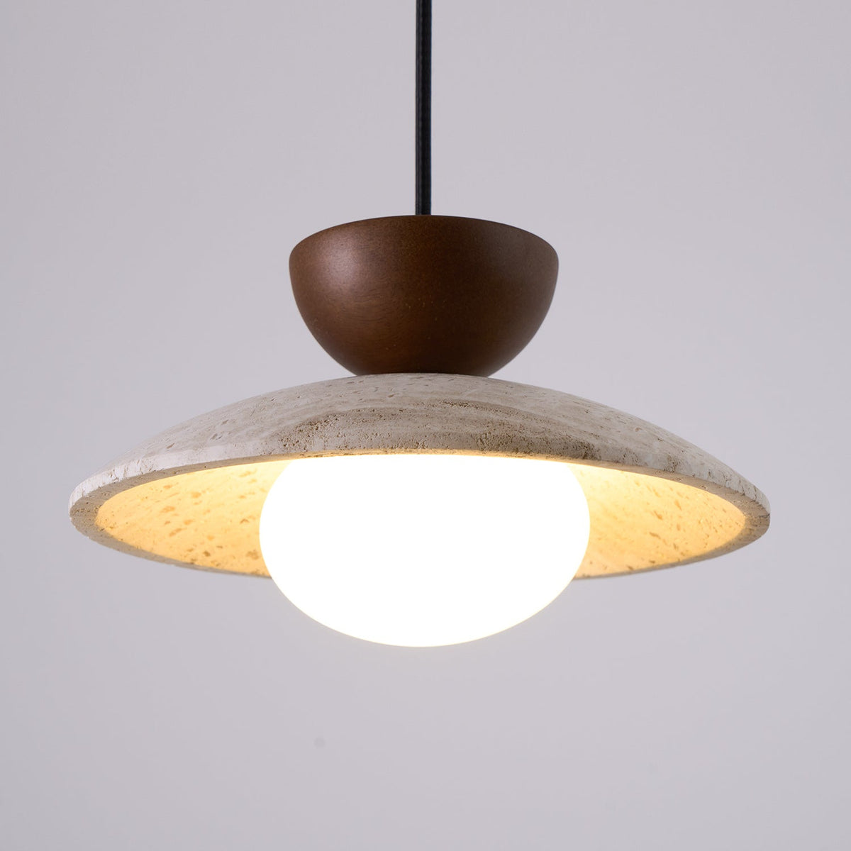 Cleo Travertine Pendant Lights - Neutral Decor