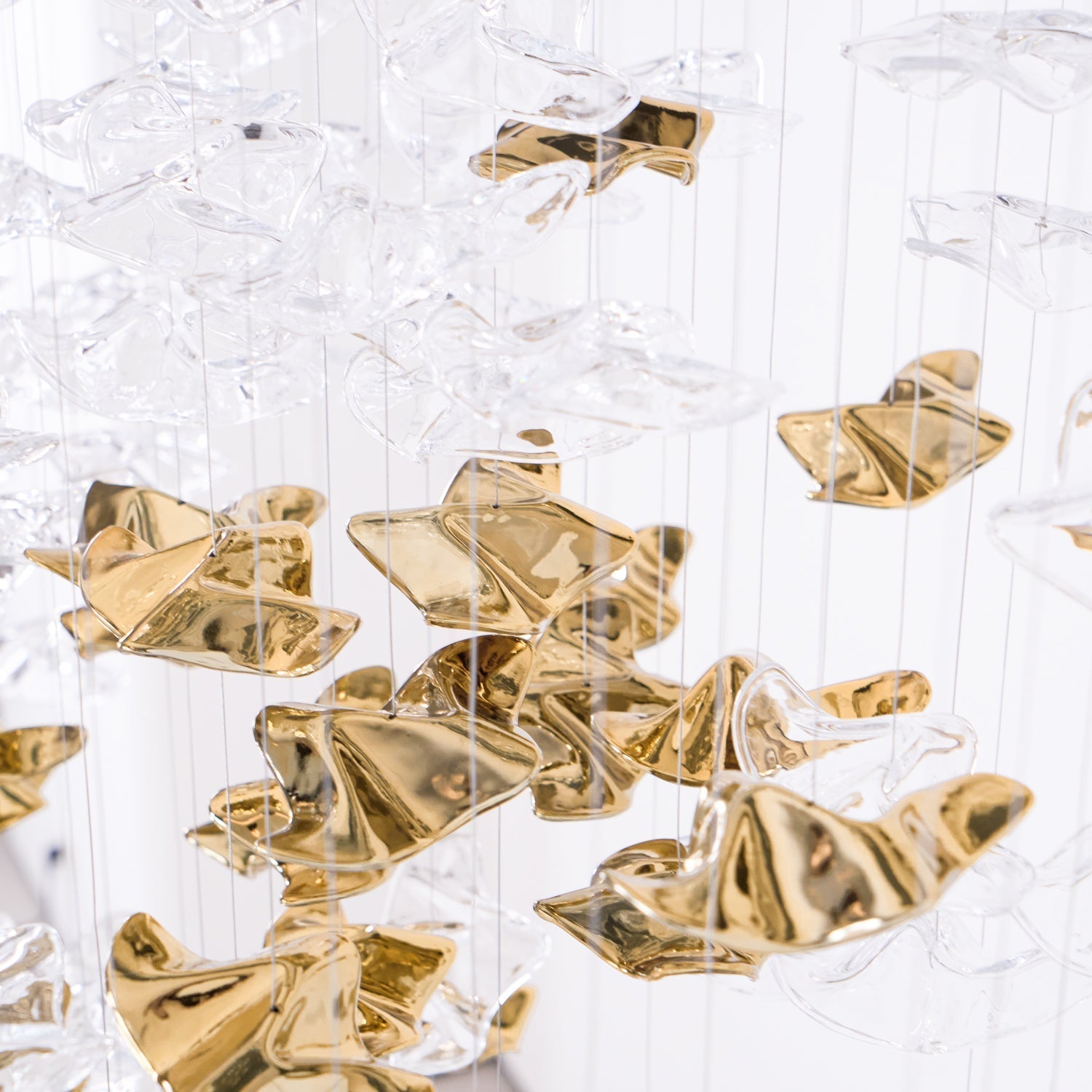 Velaise Luxury Tidal Art Glass Pendants Lamp