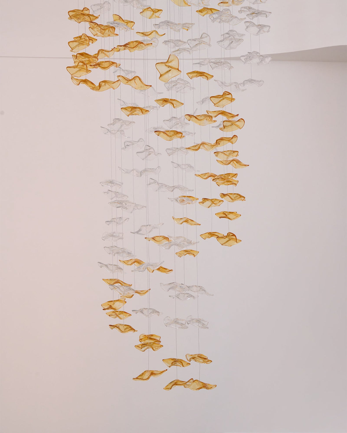 Nephele Crystal Leaf Chandelier