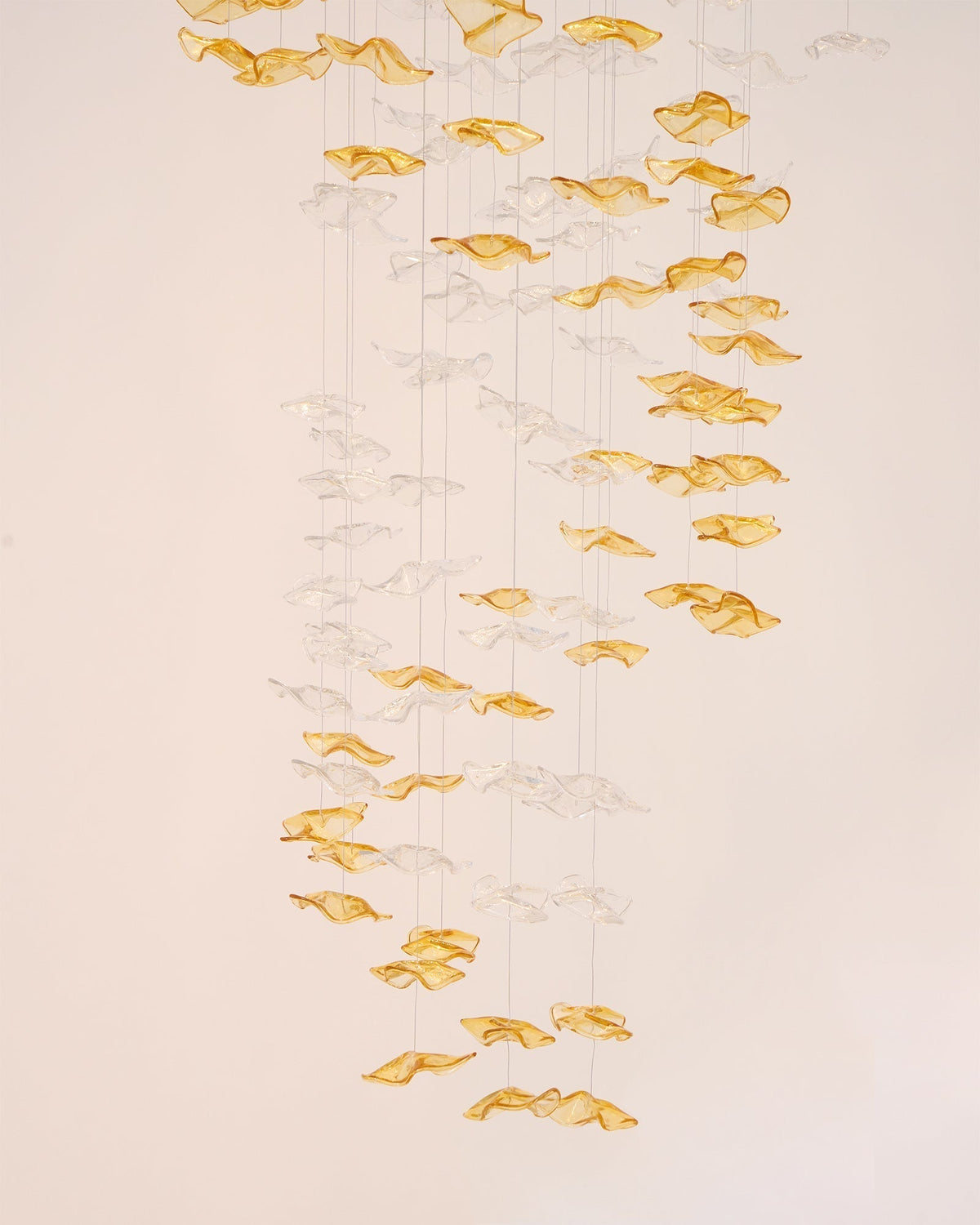 Nephele Crystal Leaf Chandelier