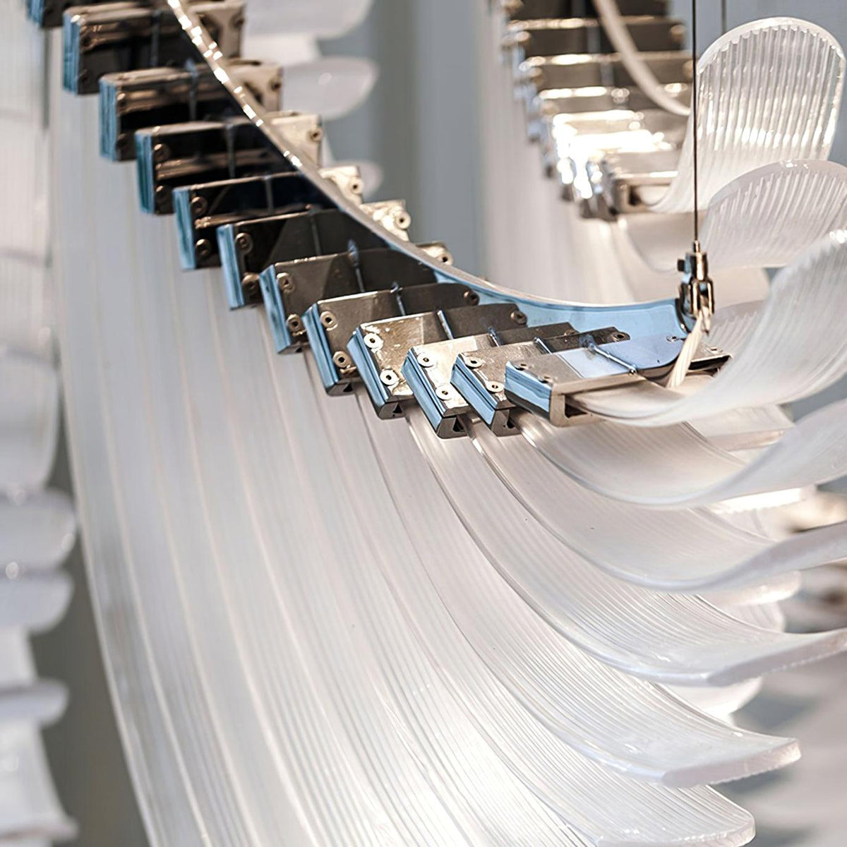 Tiered Postmodern Luxury Palmette Chandelier