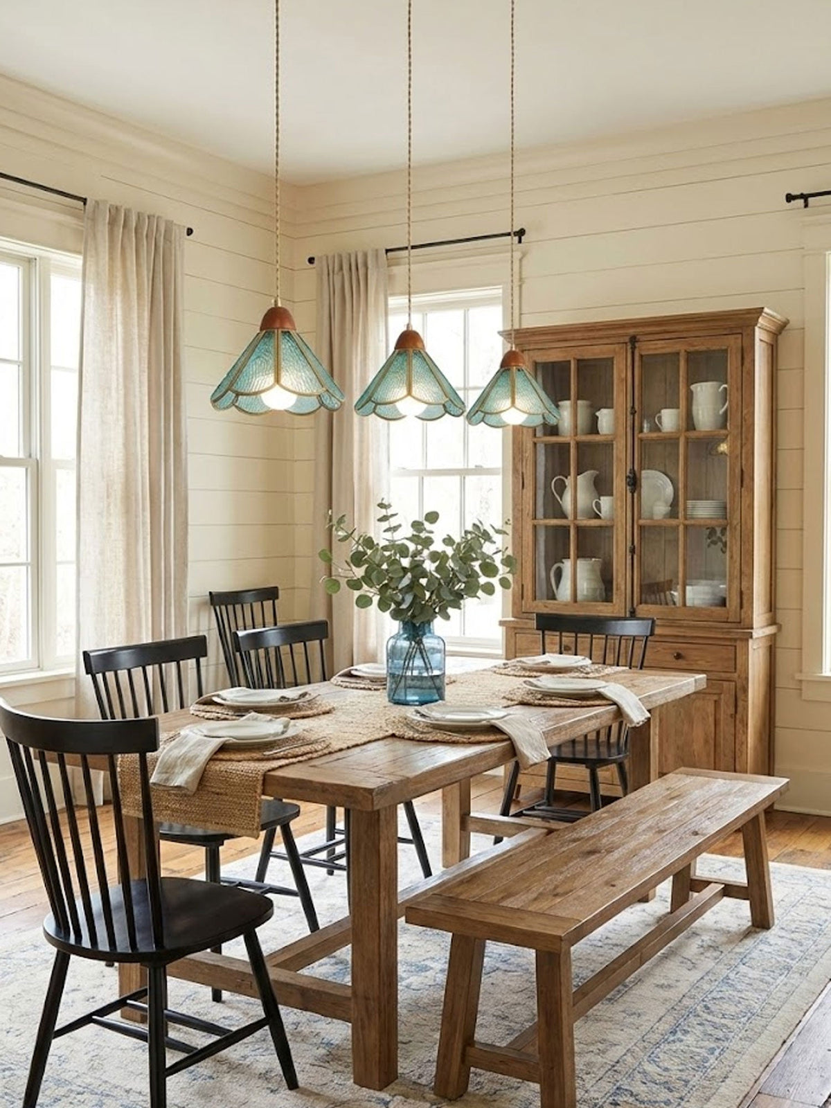 Glenvale Stained Glass Pendant Light