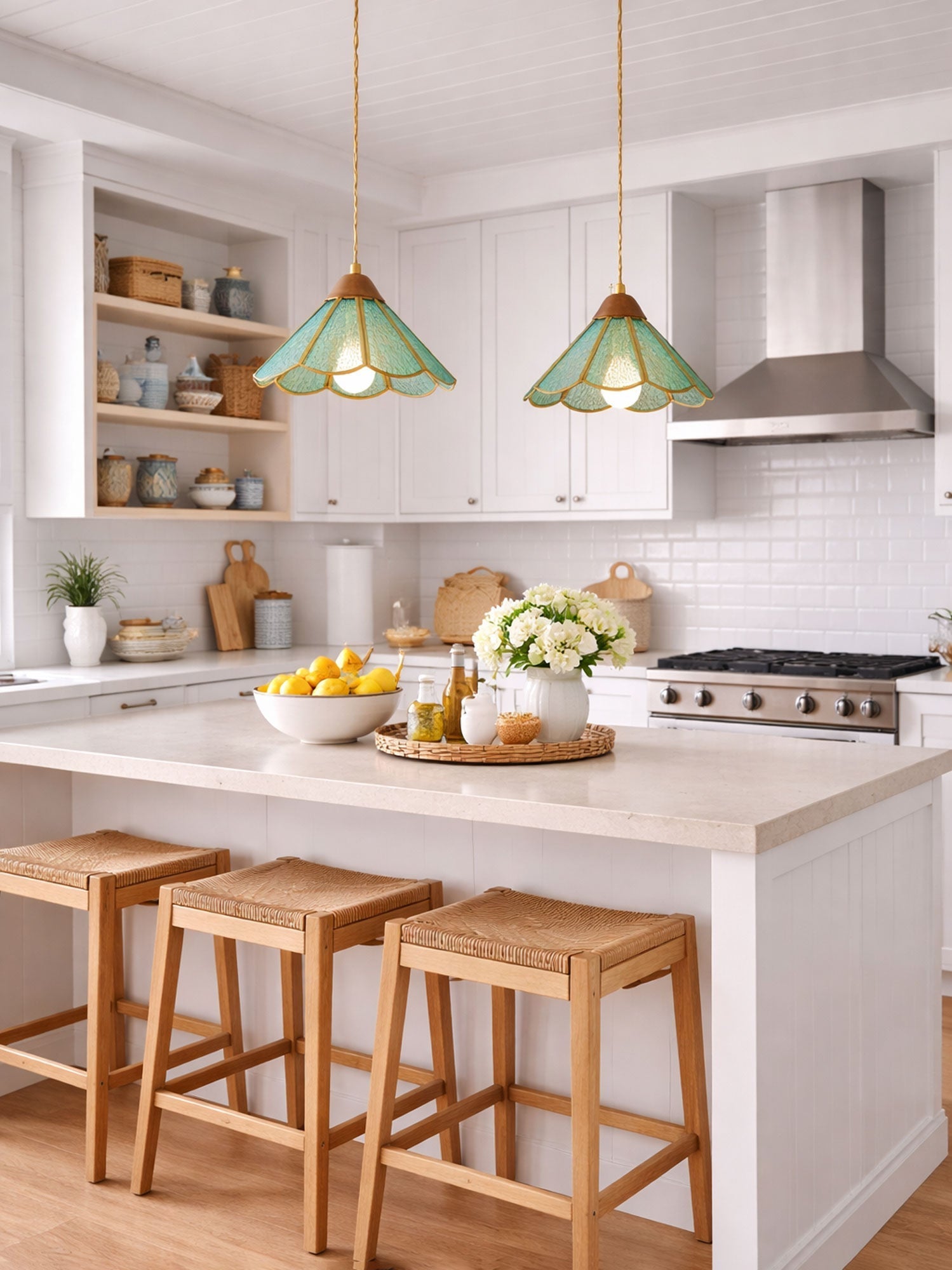 Glenvale Stained Glass Pendant Light