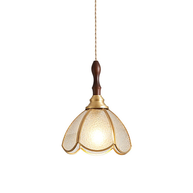 Floraner Brass & Glass Pendant Lamp