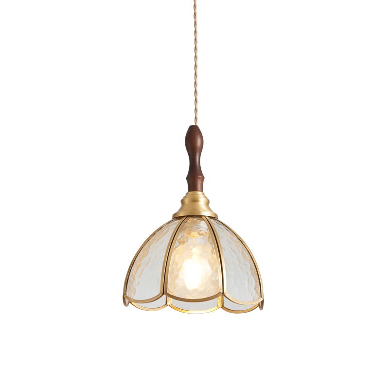 Floraner Brass & Glass Pendant Lamp