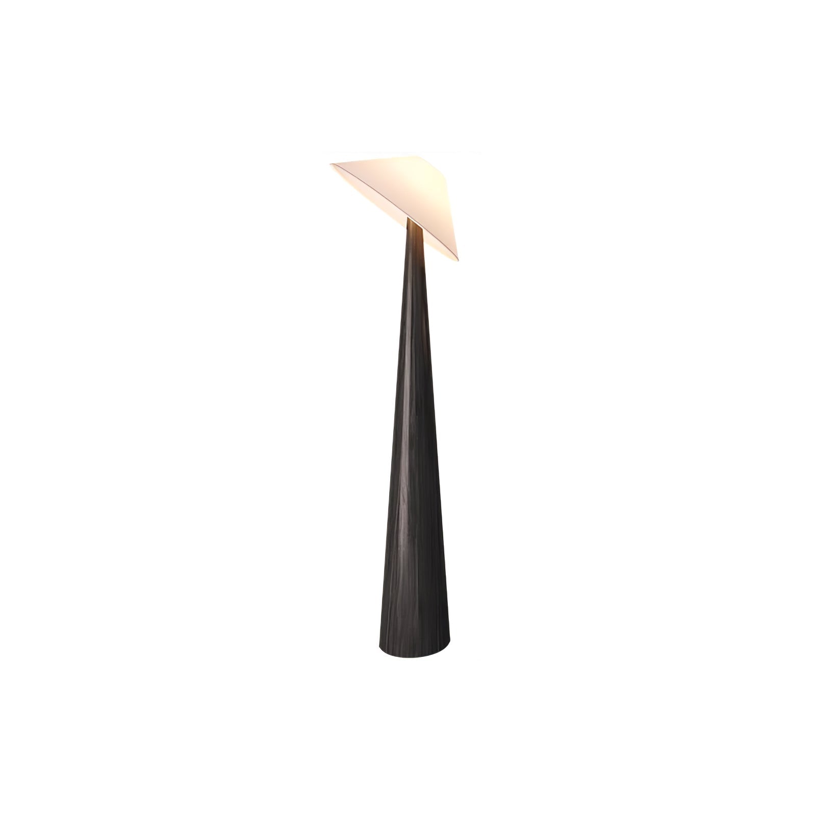Apex Wooden Tapered Floor Lamp