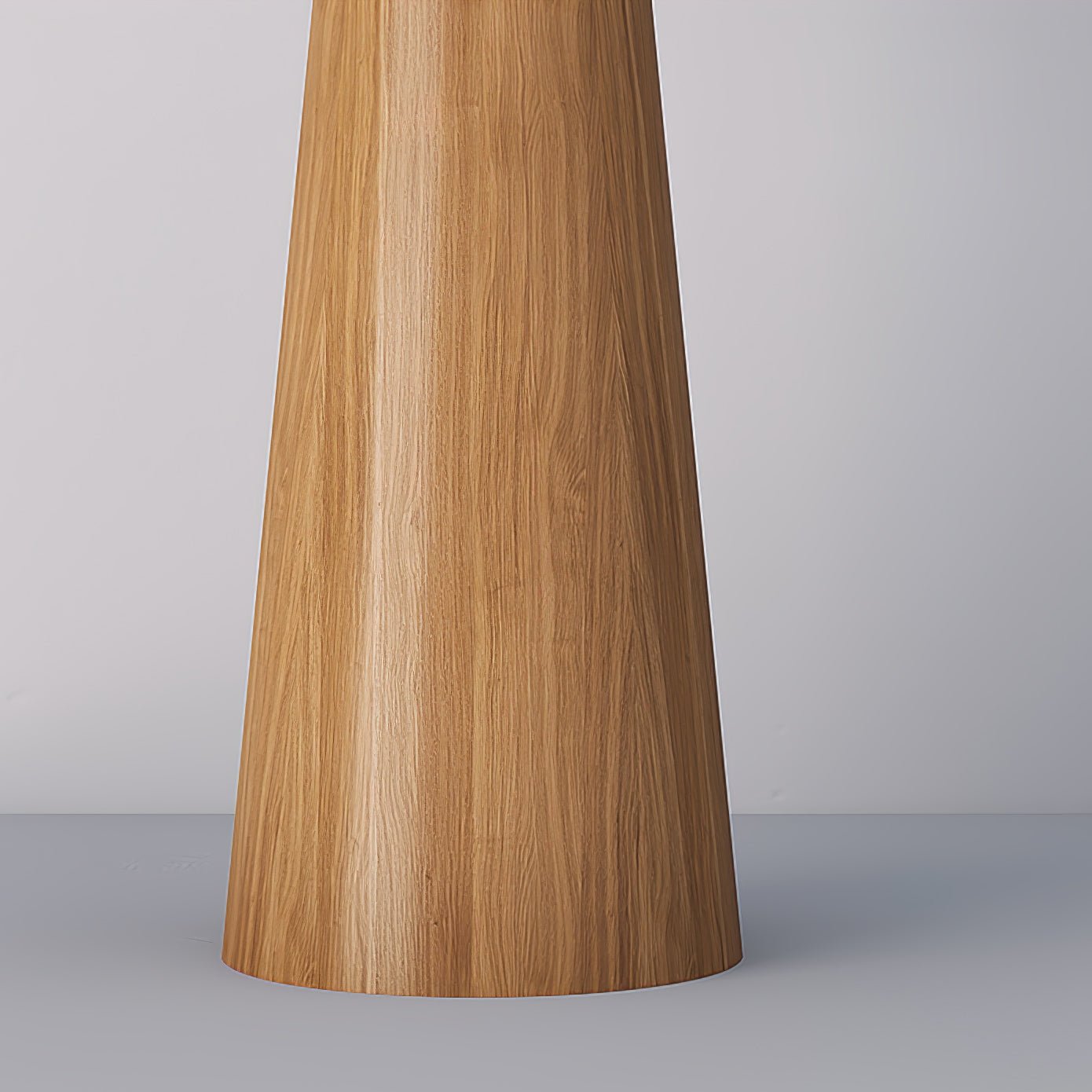 Apex Wooden Tapered Floor Lamp