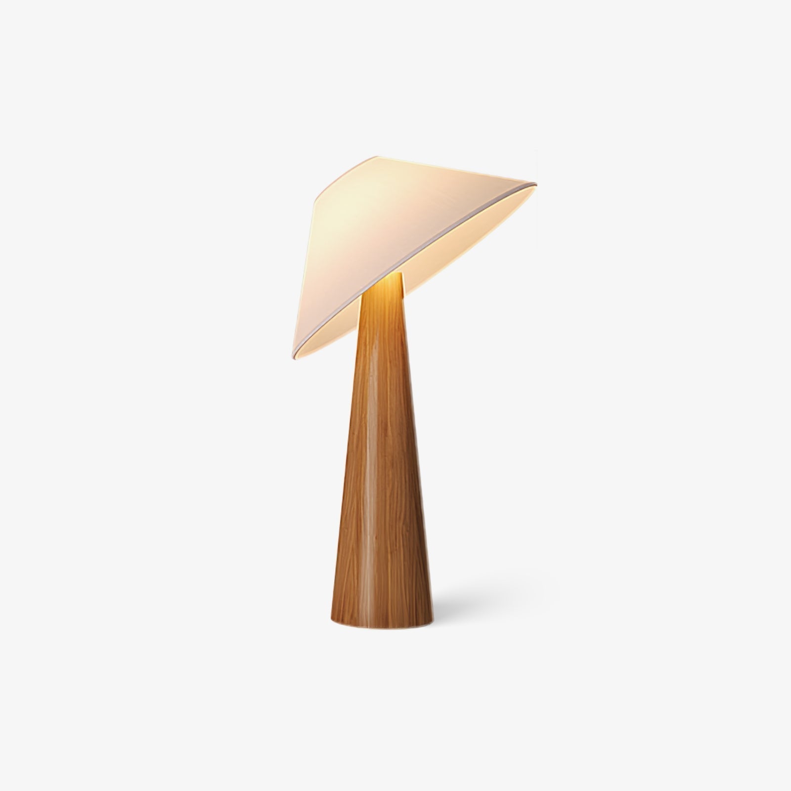 Vosile Sculptural Wood Table Lamp