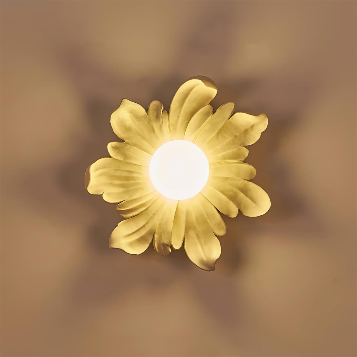 Tina Flower Wall Lamp - Neutral Decor