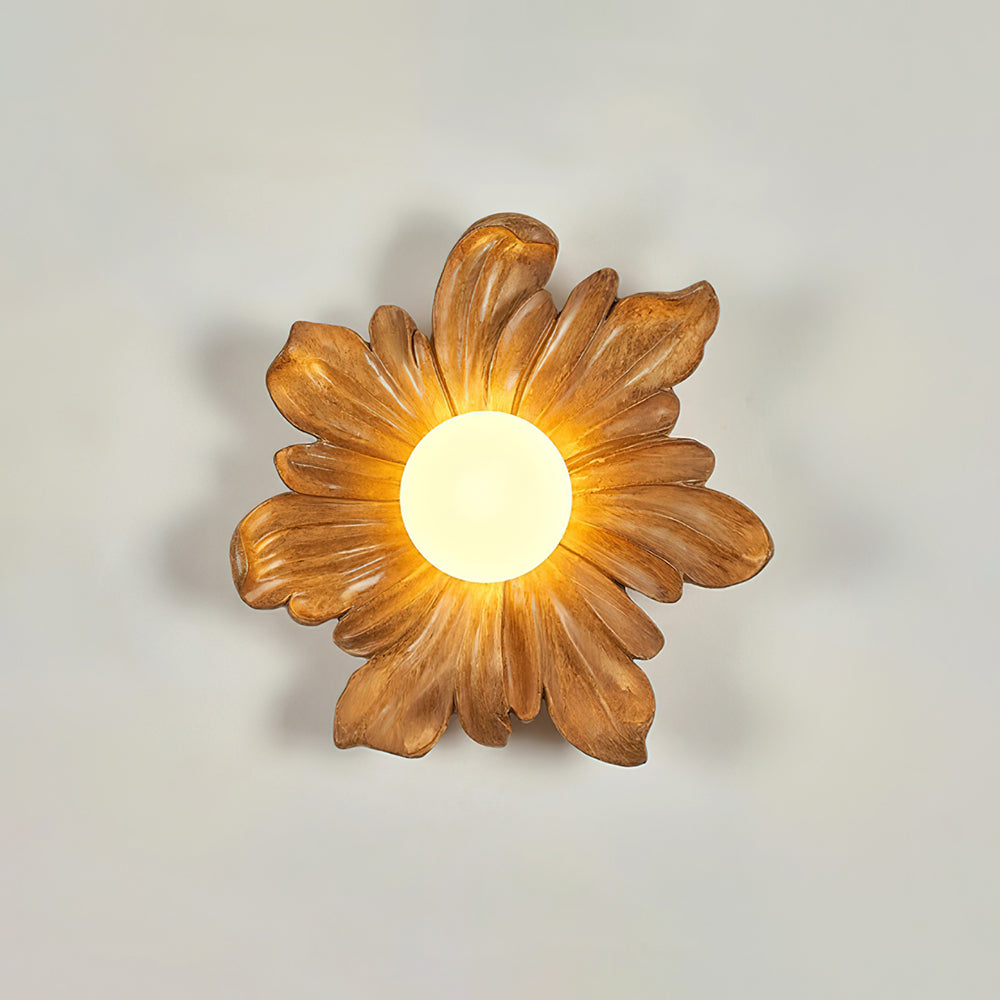 Tina Flower Wall Lamp - Neutral Decor