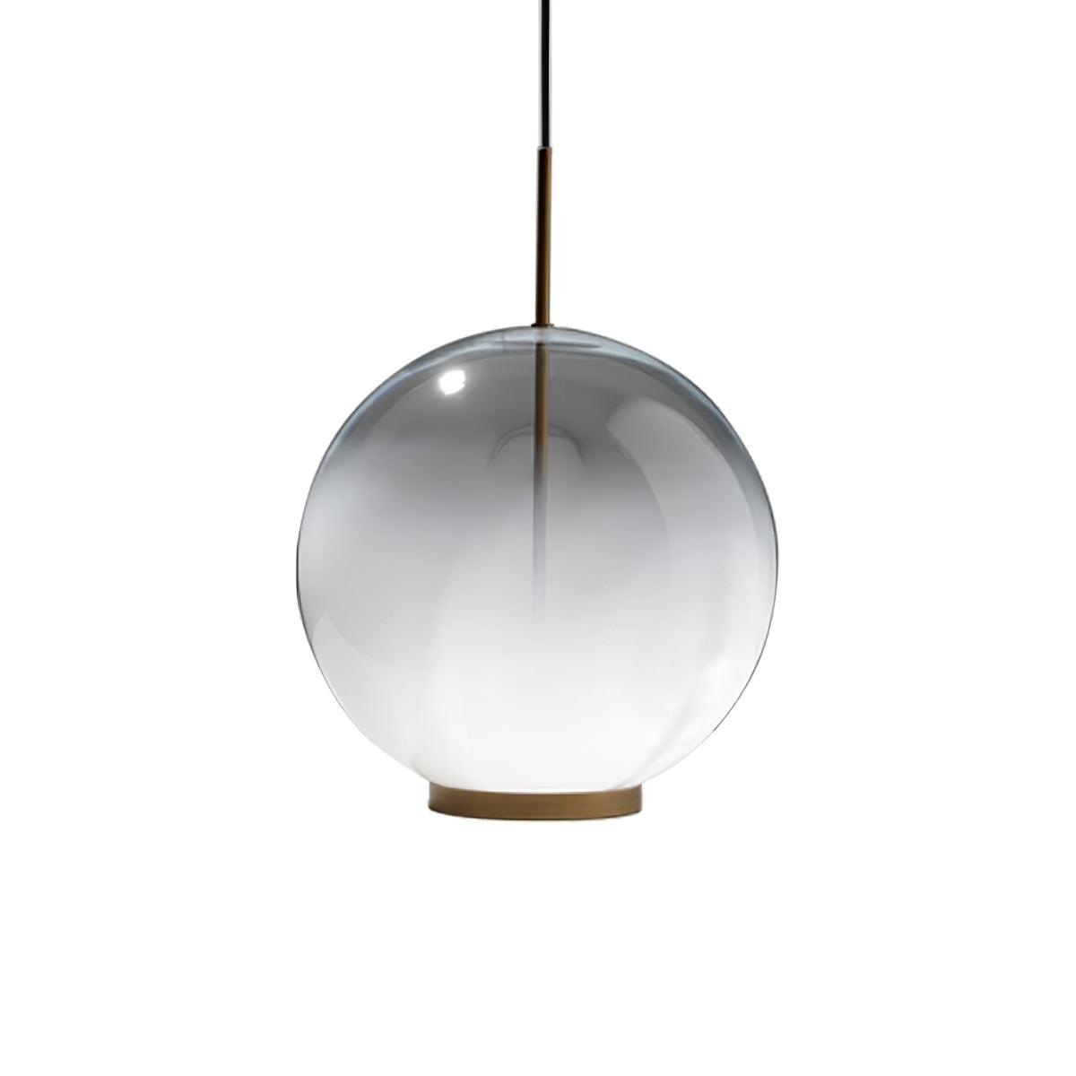 Celelaine Pendant Lamp Smoke Gray Glass Gradient for Living Room