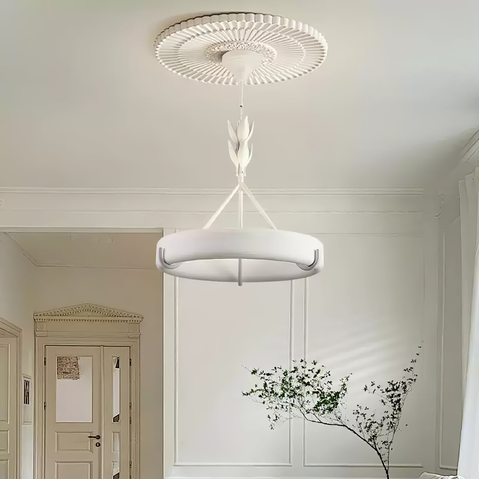 Sorarena Plaster Chandelier