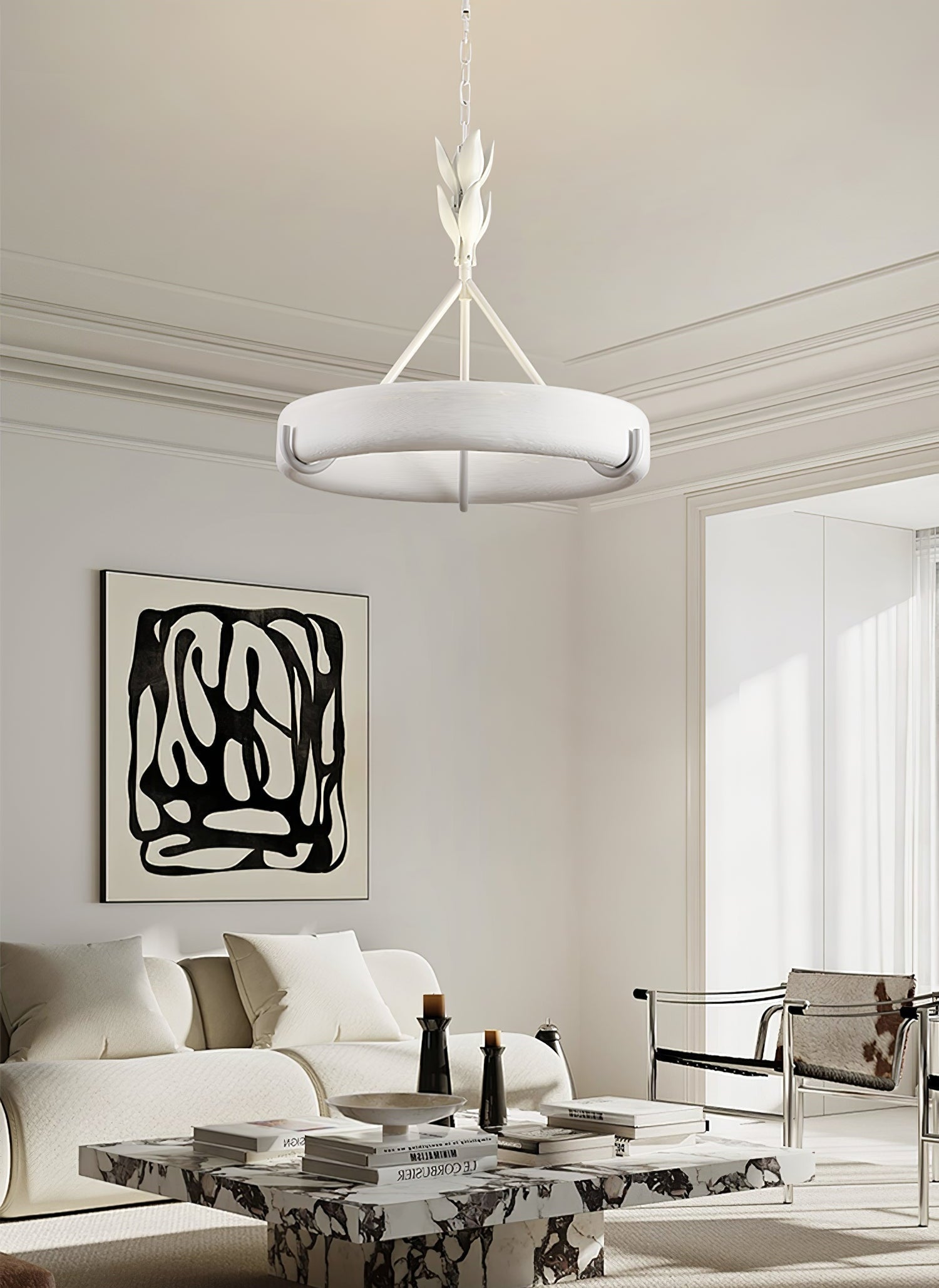 Sorarena Plaster Chandelier