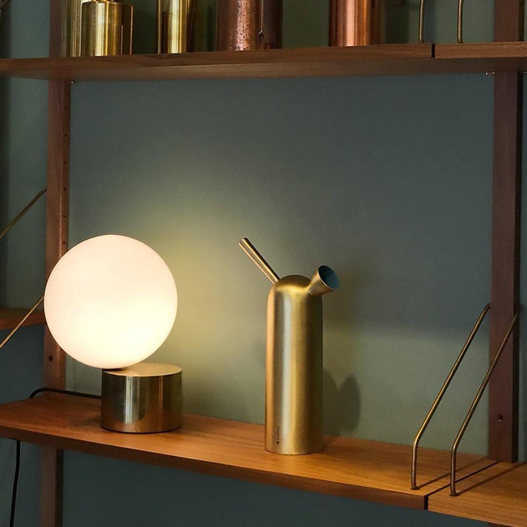 Eiraella Glass Industrial Table Lamp