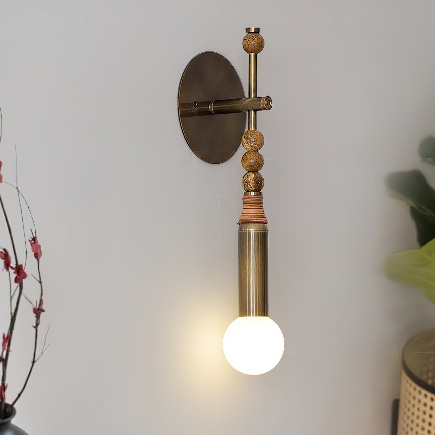 Evilor Premium Elegance Plug-in Marble Wall Lamp