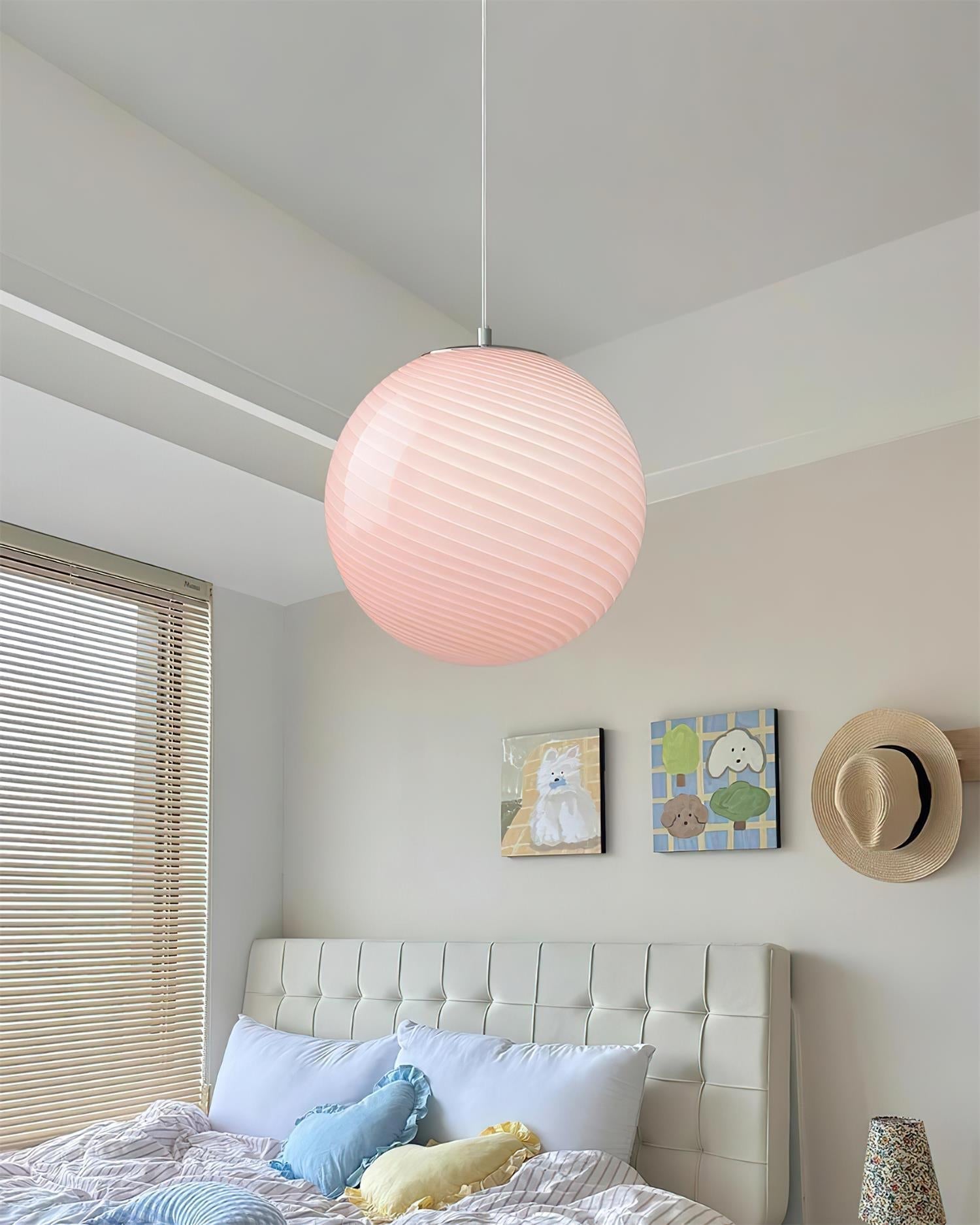 Joliv Glass Globe Pendant Lamp - Neutral Decor