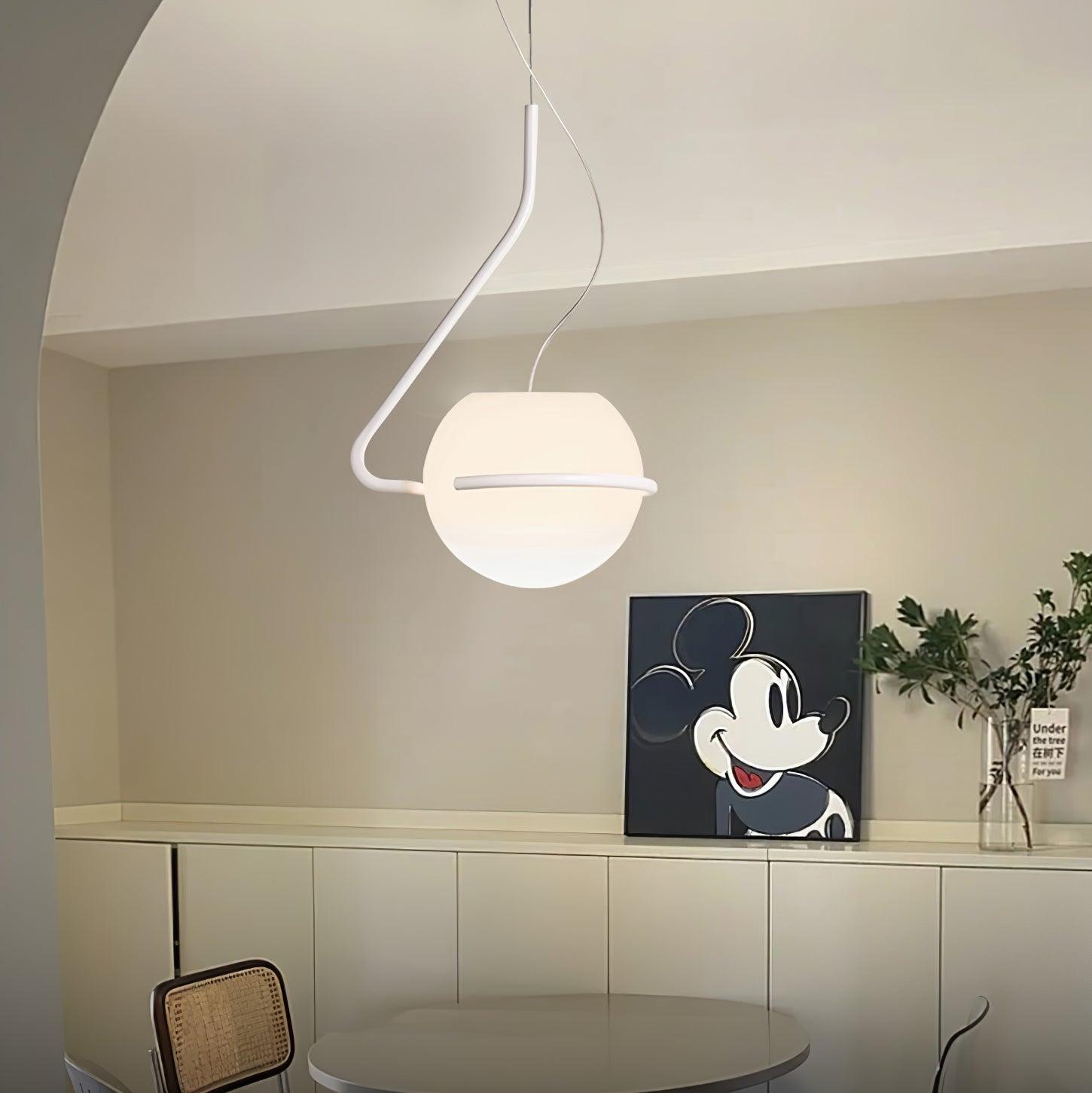 Circular Minimalist Pendant Lamp