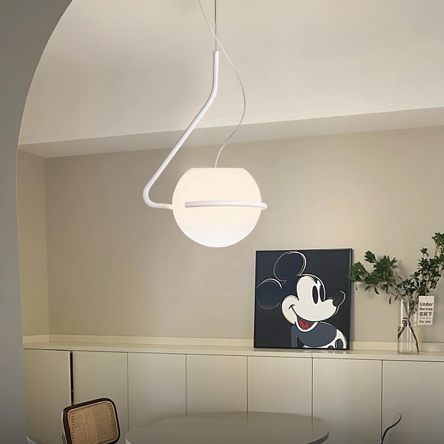 Circular Minimalist Pendant Lamp