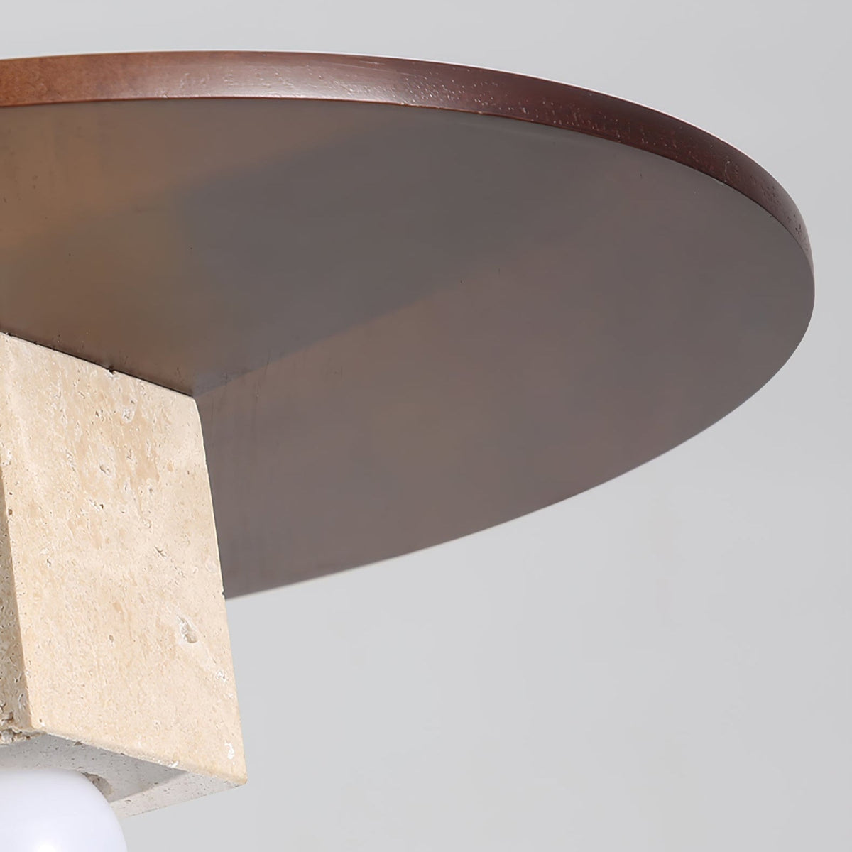 Sarix Geometric Travertine Pendant Light