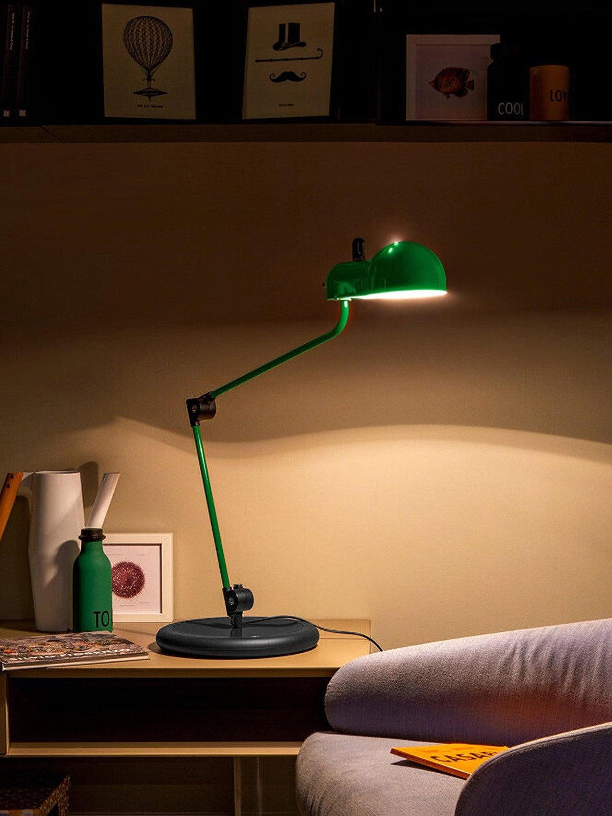 Flaren Steel Classic Table Lamp