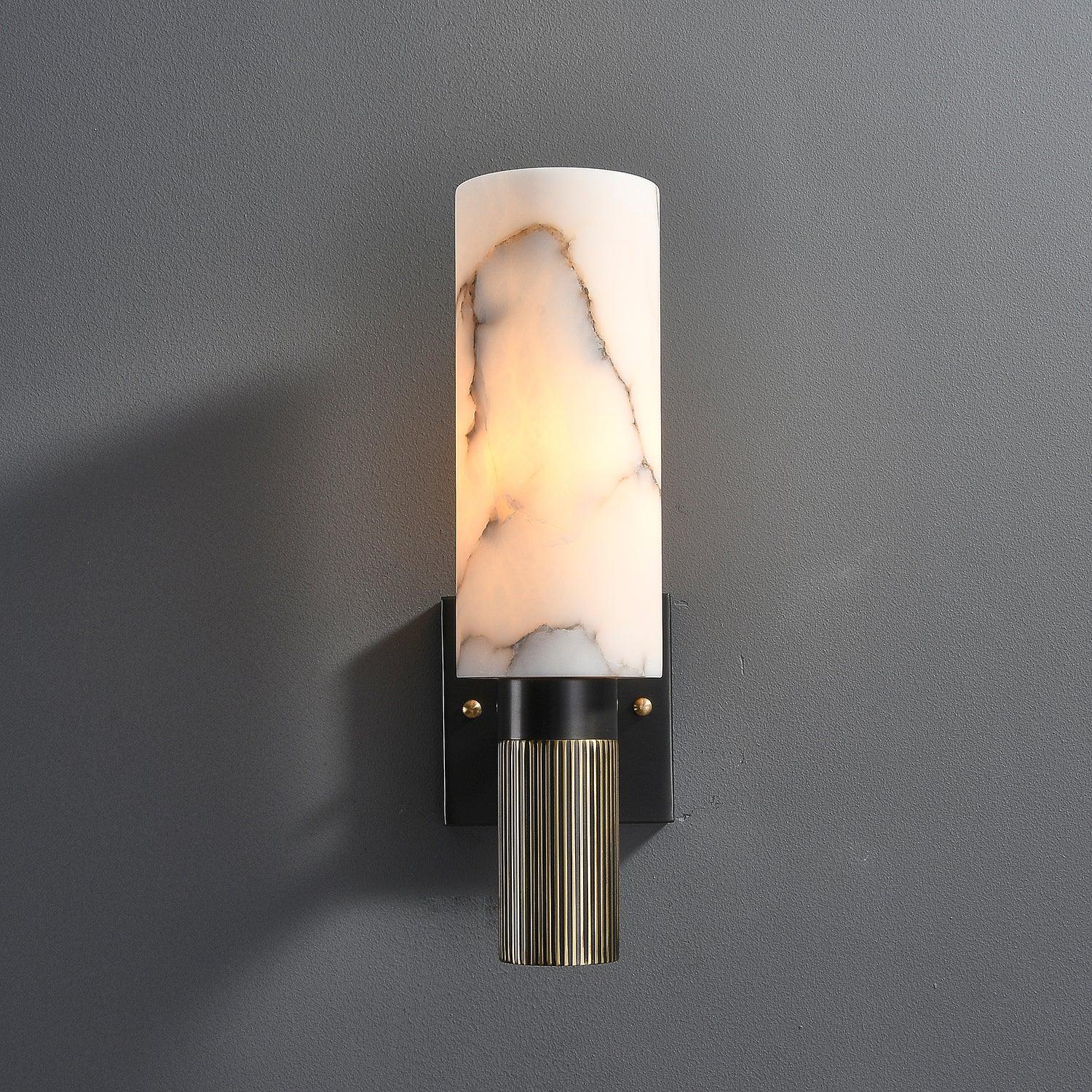 Eldric Alabaster Wall Light - Neutral Decor