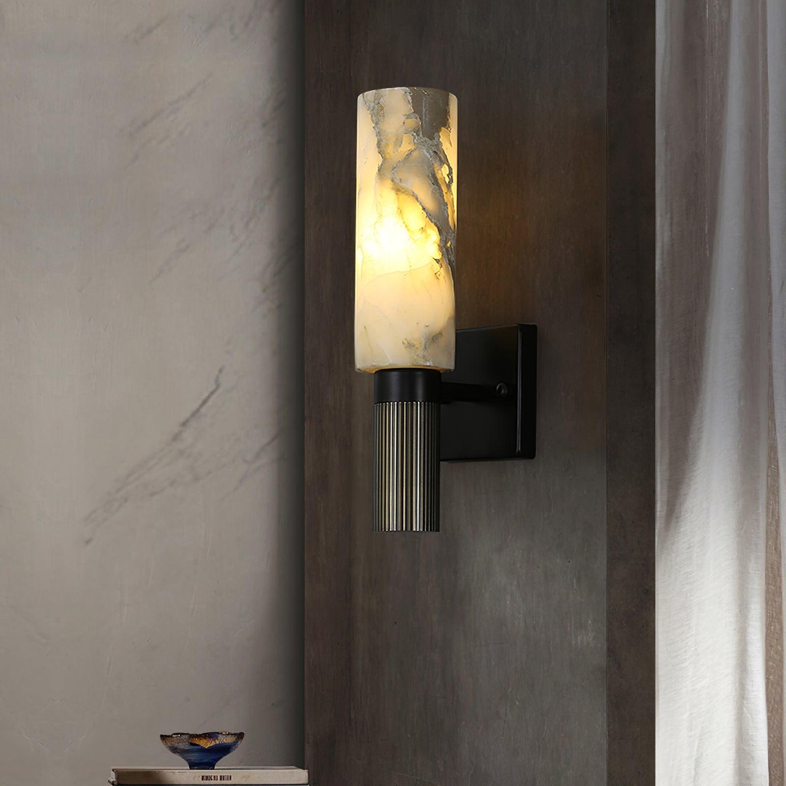 Eldric Alabaster Wall Light - Neutral Decor