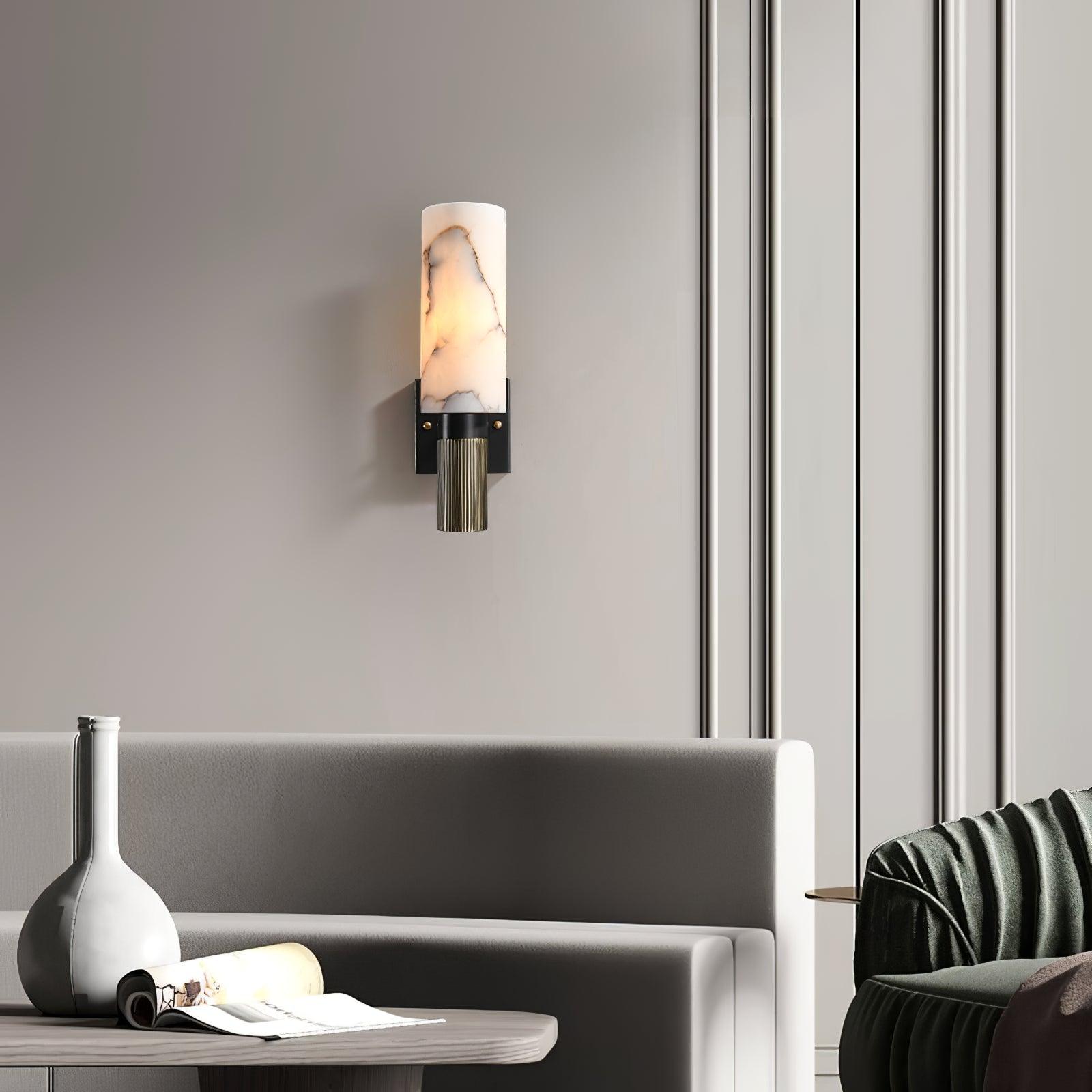 Eldric Alabaster Wall Light - Neutral Decor