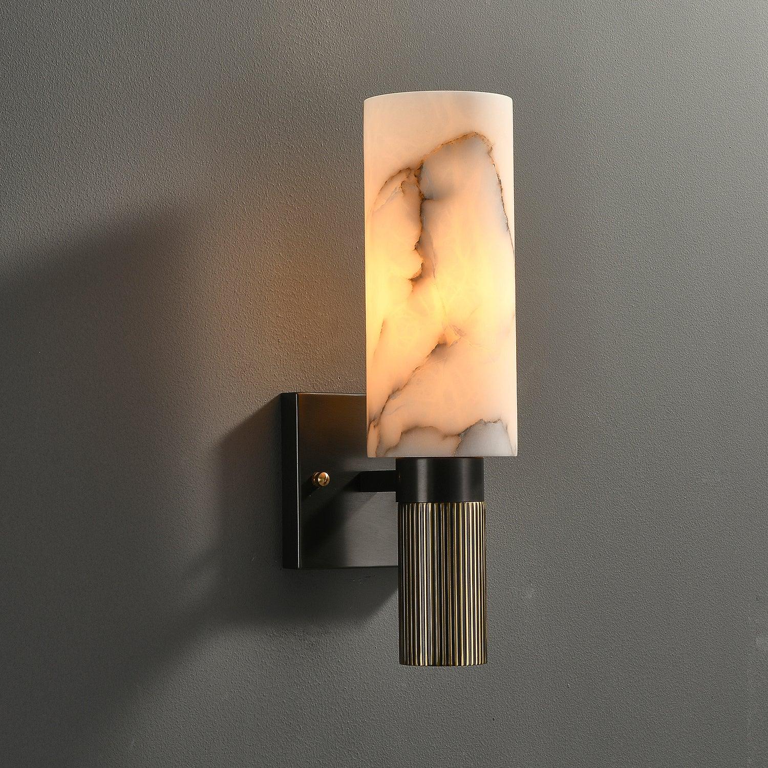 Eldric Alabaster Wall Light - Neutral Decor