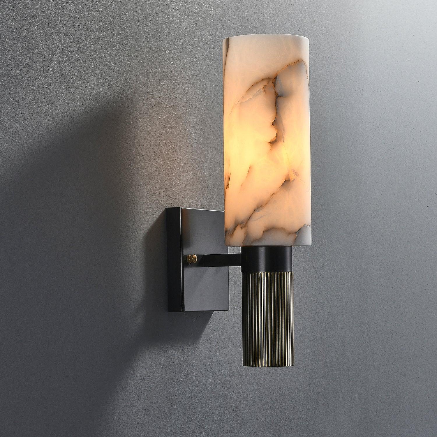Eldric Alabaster Wall Light - Neutral Decor