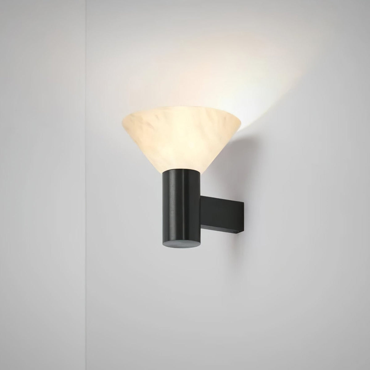 Rino Cone Alabaster Wall Light