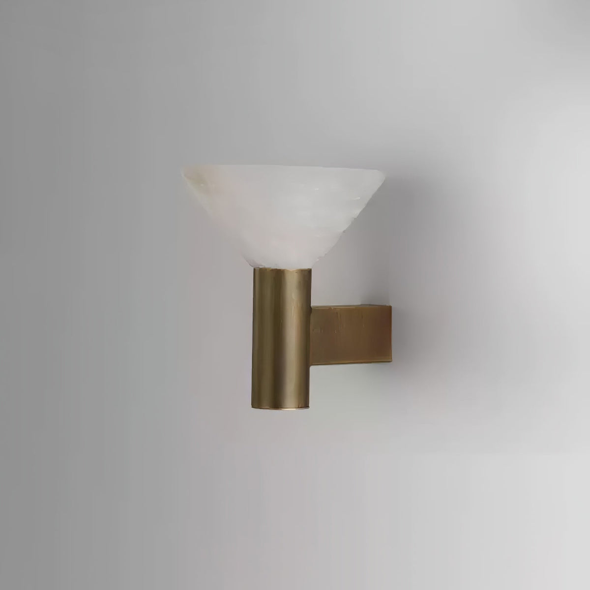 Rino Cone Alabaster Wall Light