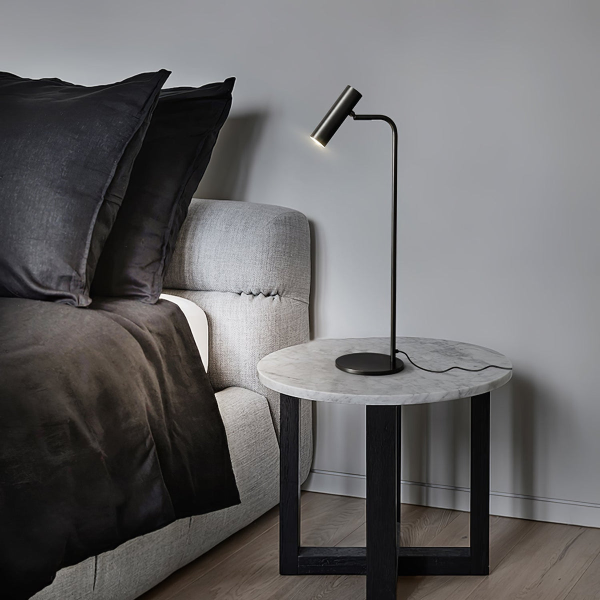 Briona Brass Industrial Table Lamp