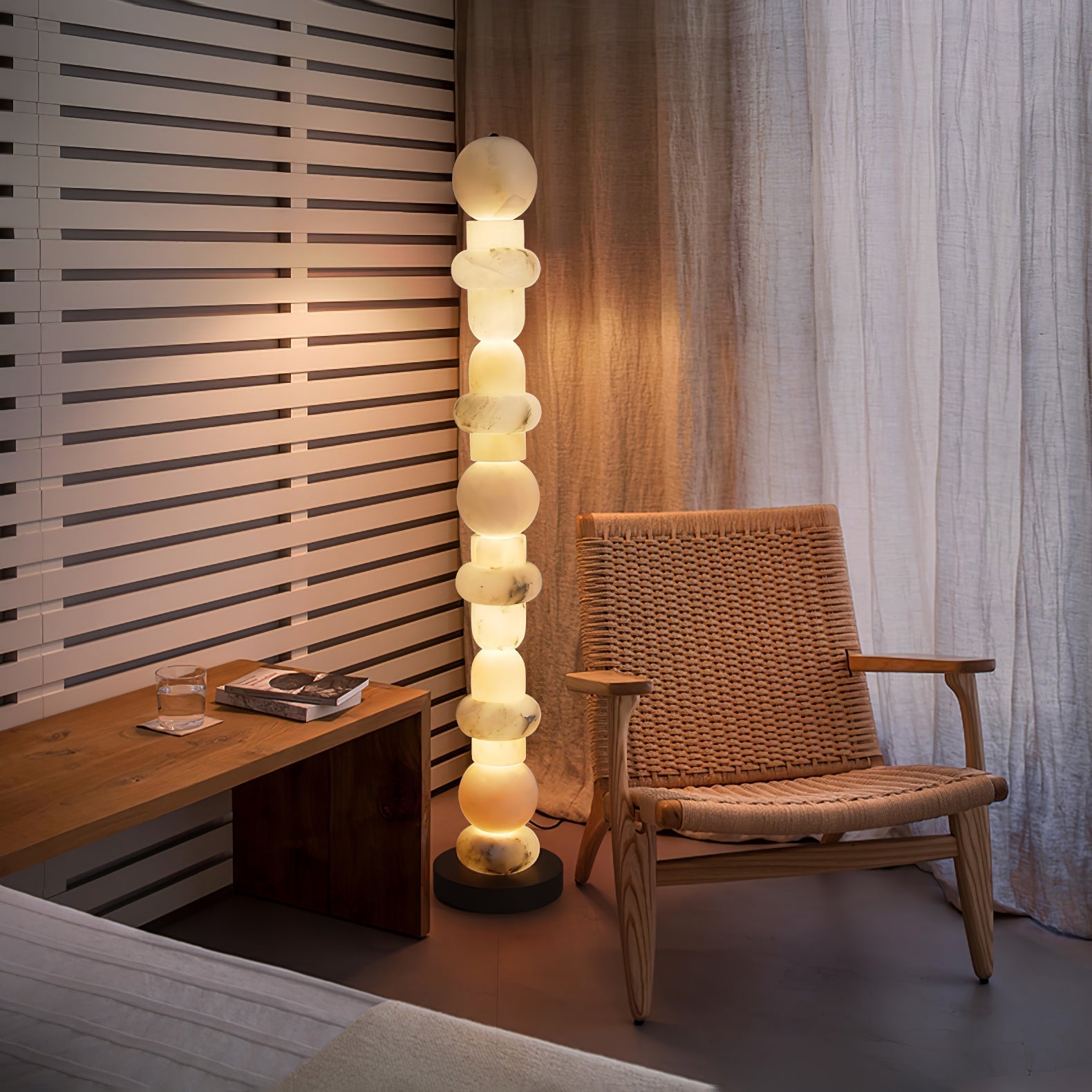 Nostix Alabaster Floor Lamp