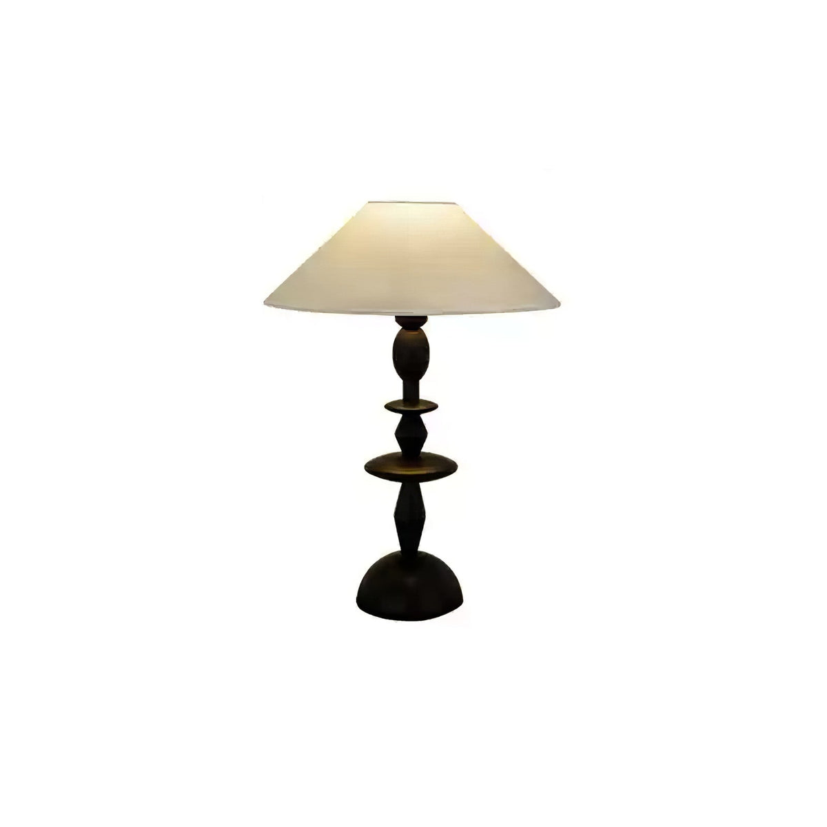 Halenir Wood Fabric Table Lamp