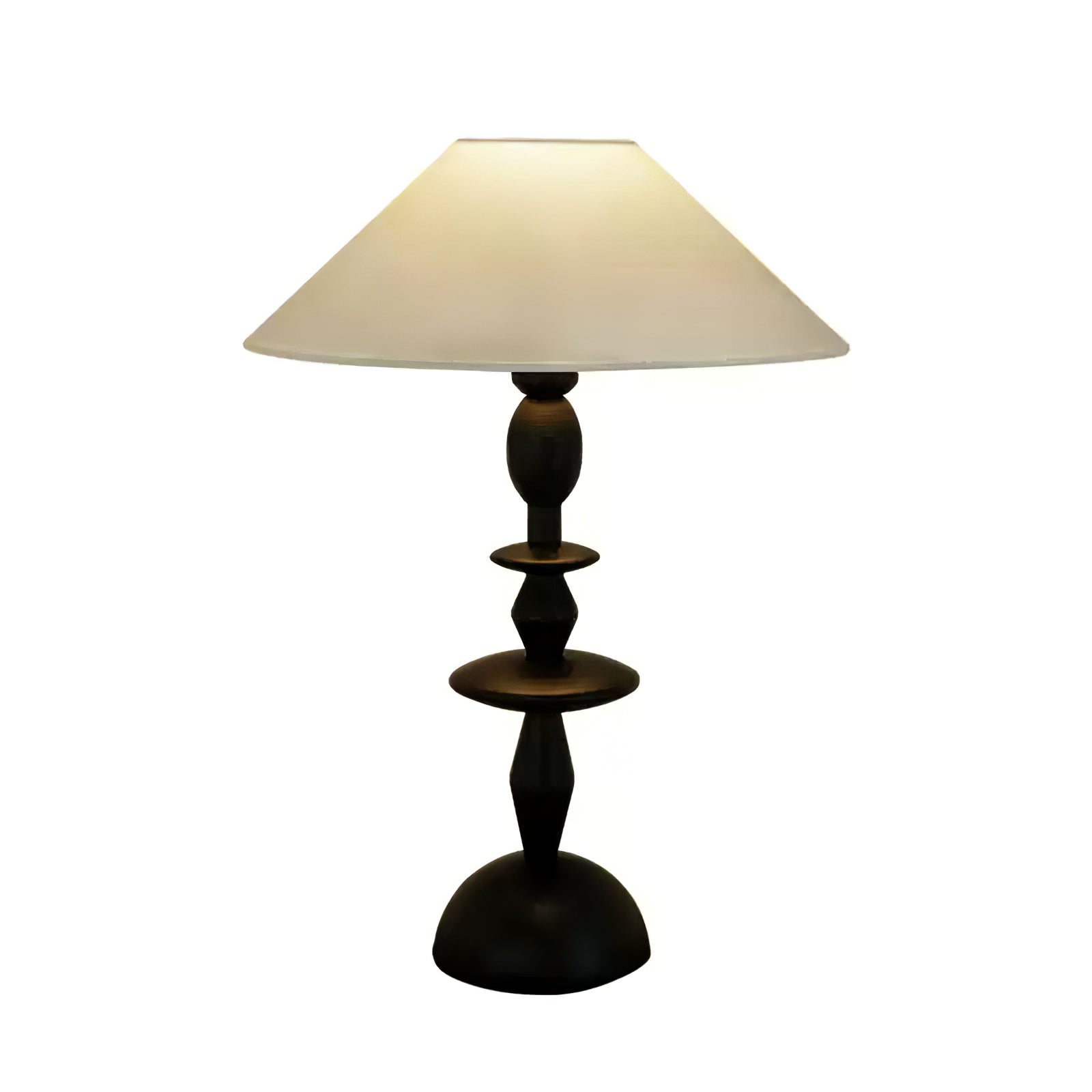 Halenir Wood Fabric Table Lamp