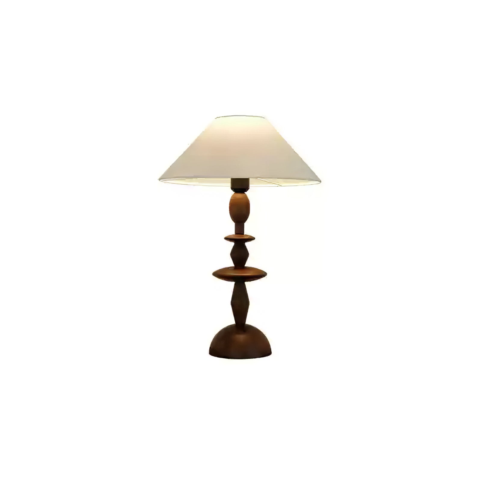 Halenir Wood Fabric Table Lamp