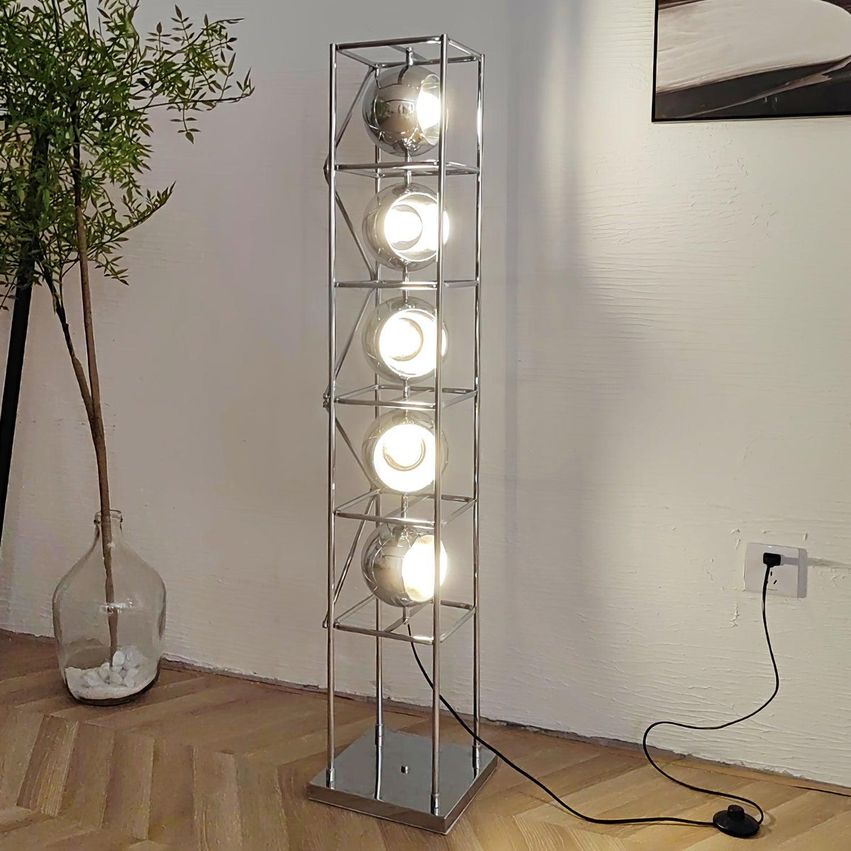 Halvor Industrial Floor Lamp