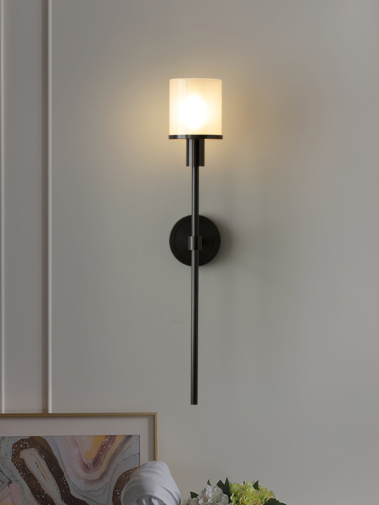 Mycara Nordic Art Classic Alabaster Sconce Wall lamp