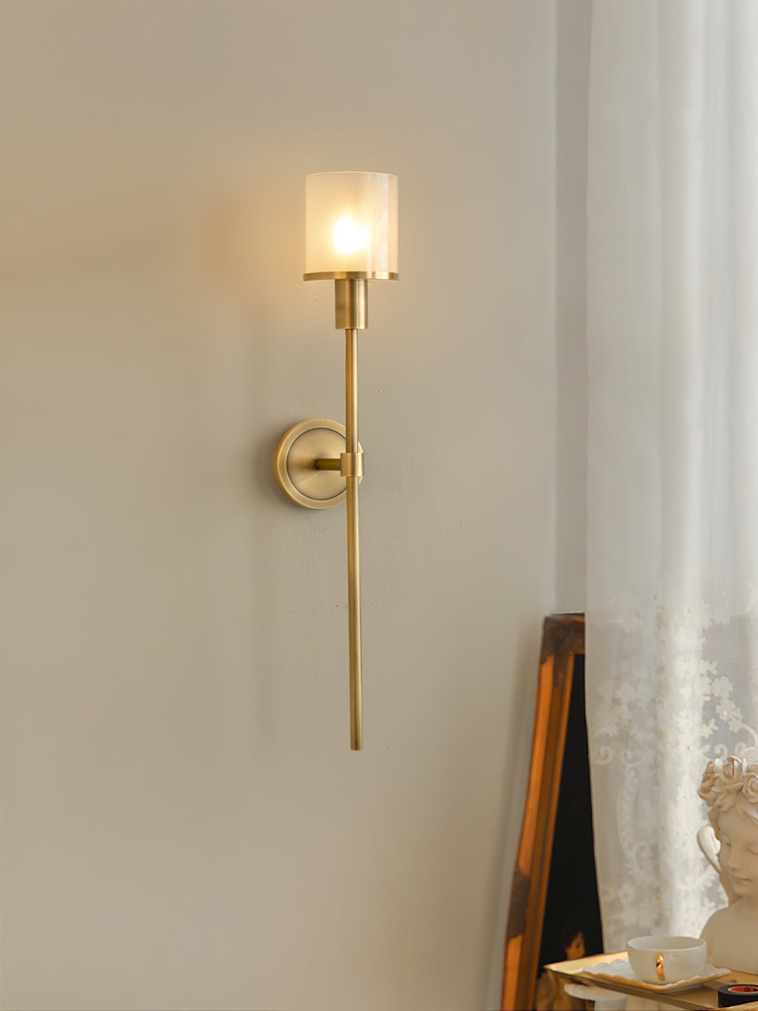 Mycara Nordic Art Classic Alabaster Sconce Wall lamp