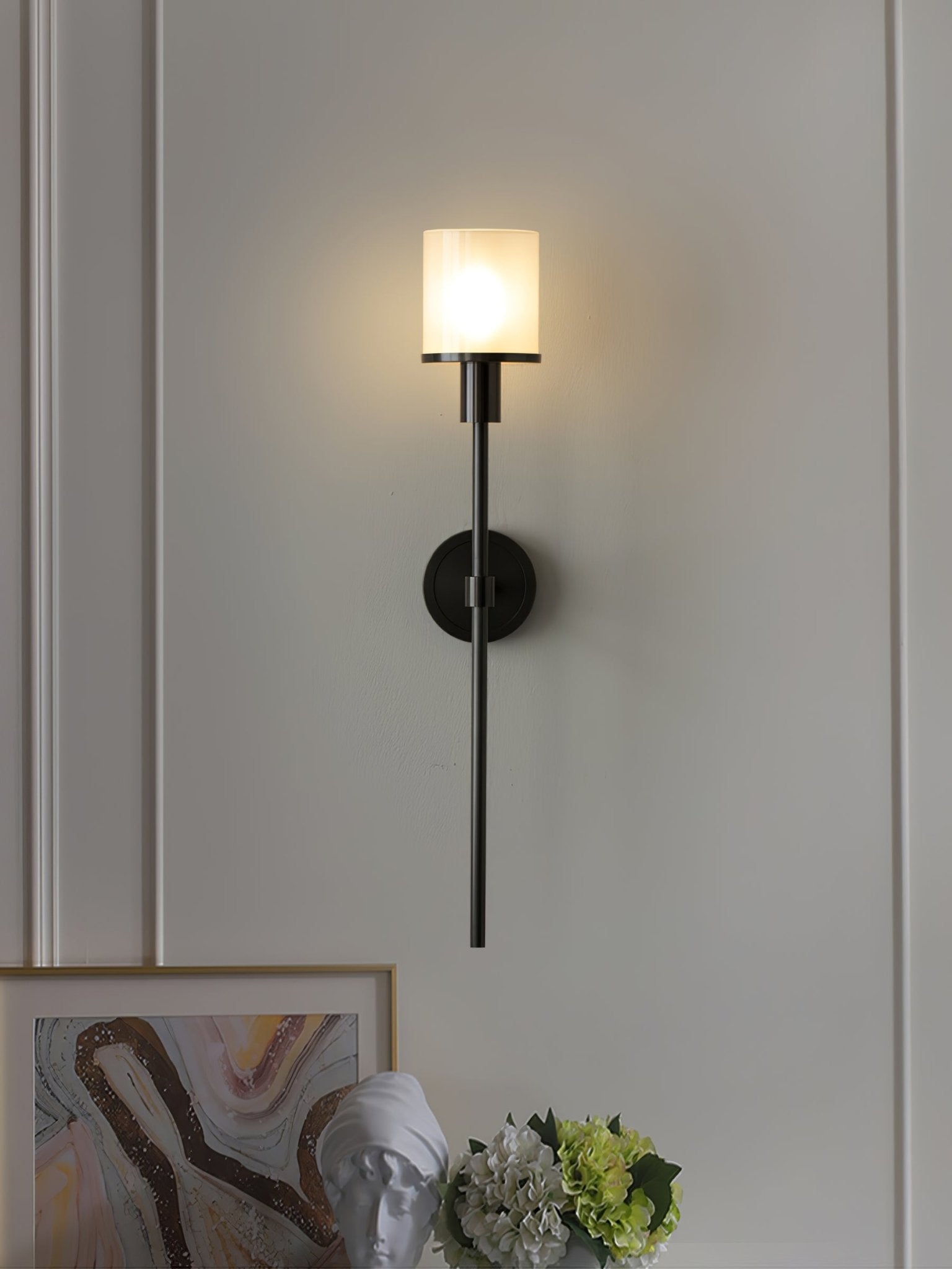 Mycara Nordic Art Classic Alabaster Sconce Wall lamp