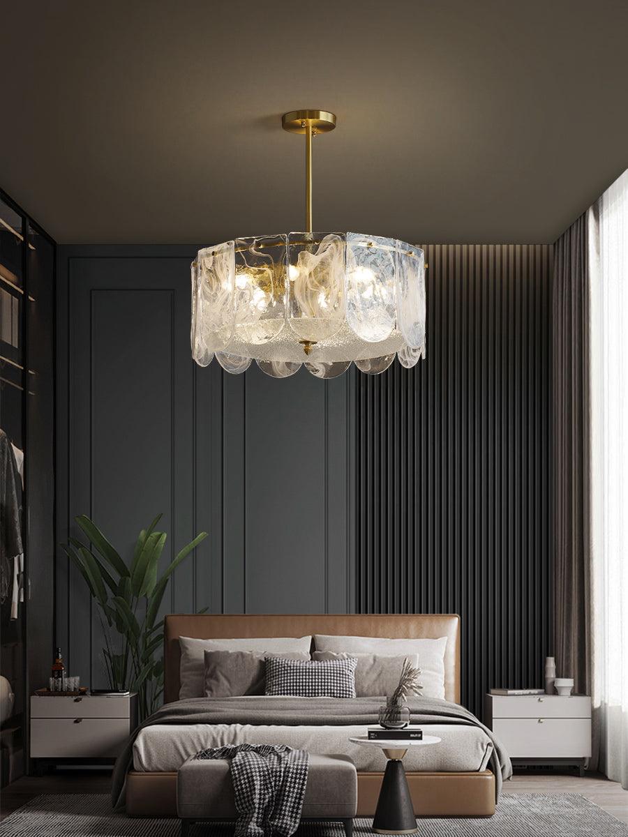 Eiraline Chandelier Traditional Classic Glass Metal