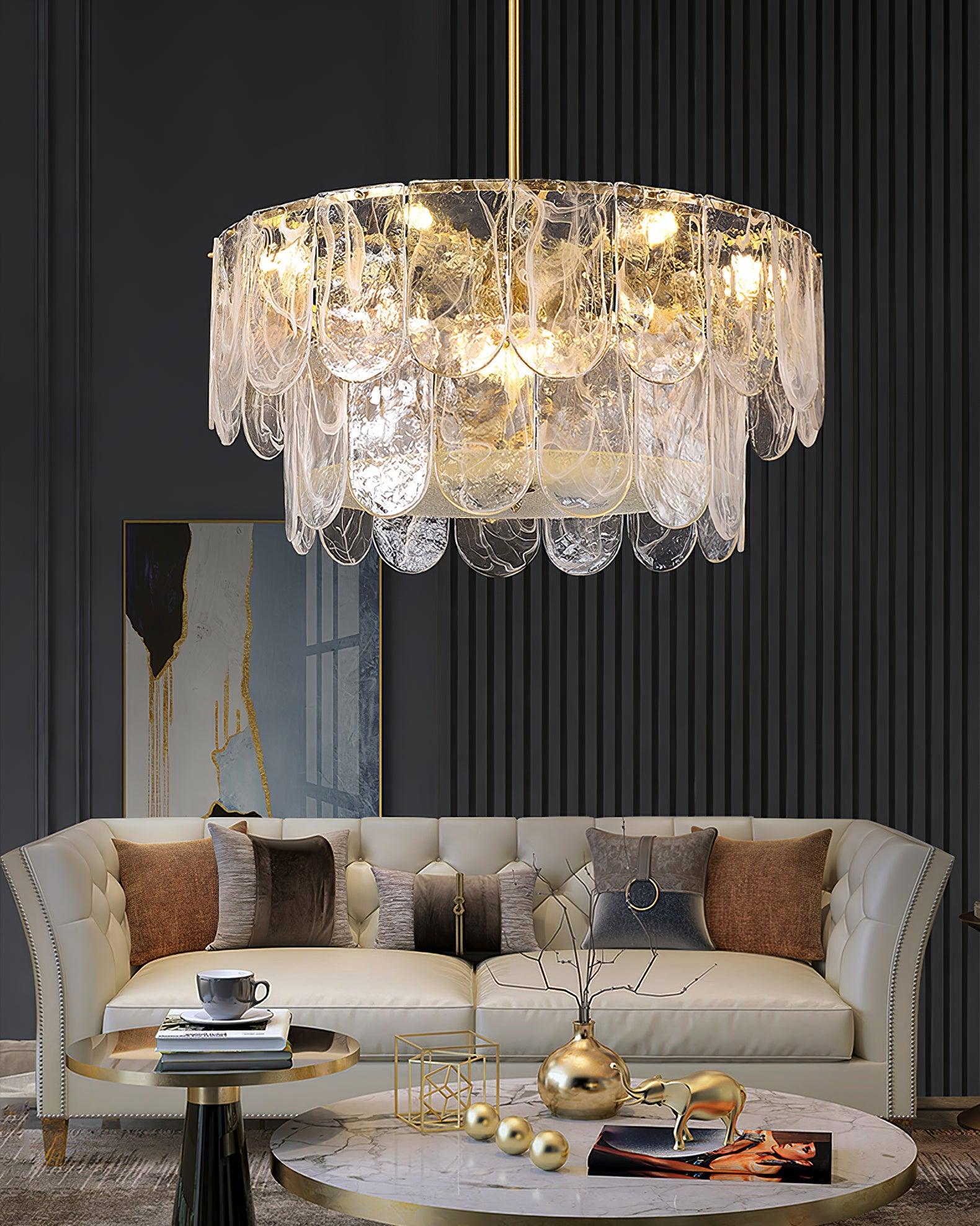 Eiraline Chandelier Traditional Classic Glass Metal