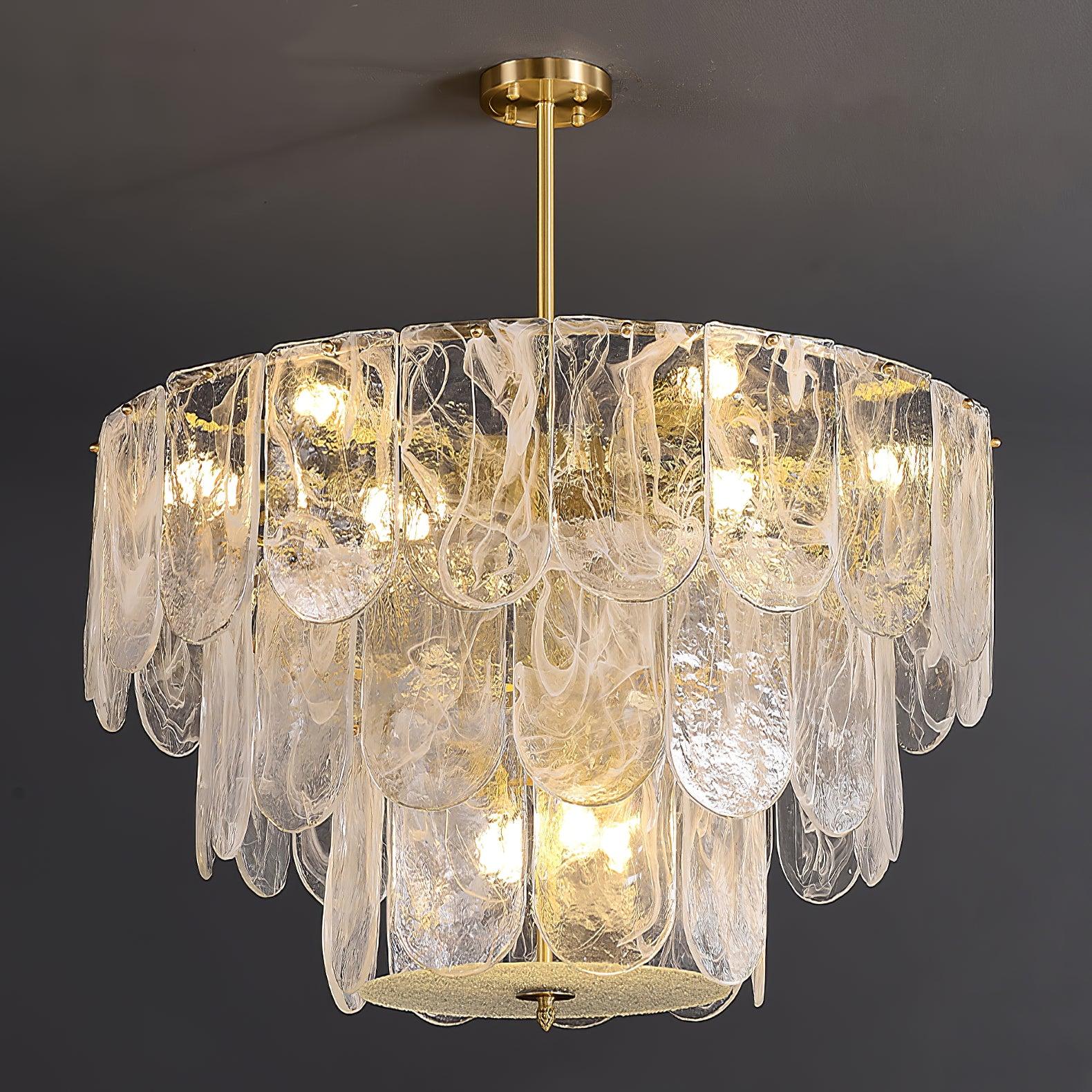 Eiraline Chandelier Traditional Classic Glass Metal
