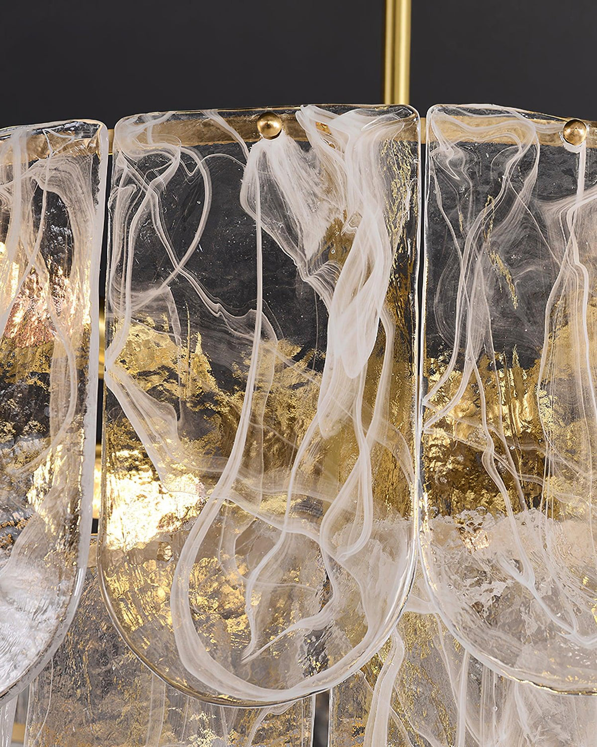 Eiraline Chandelier Traditional Classic Glass Metal