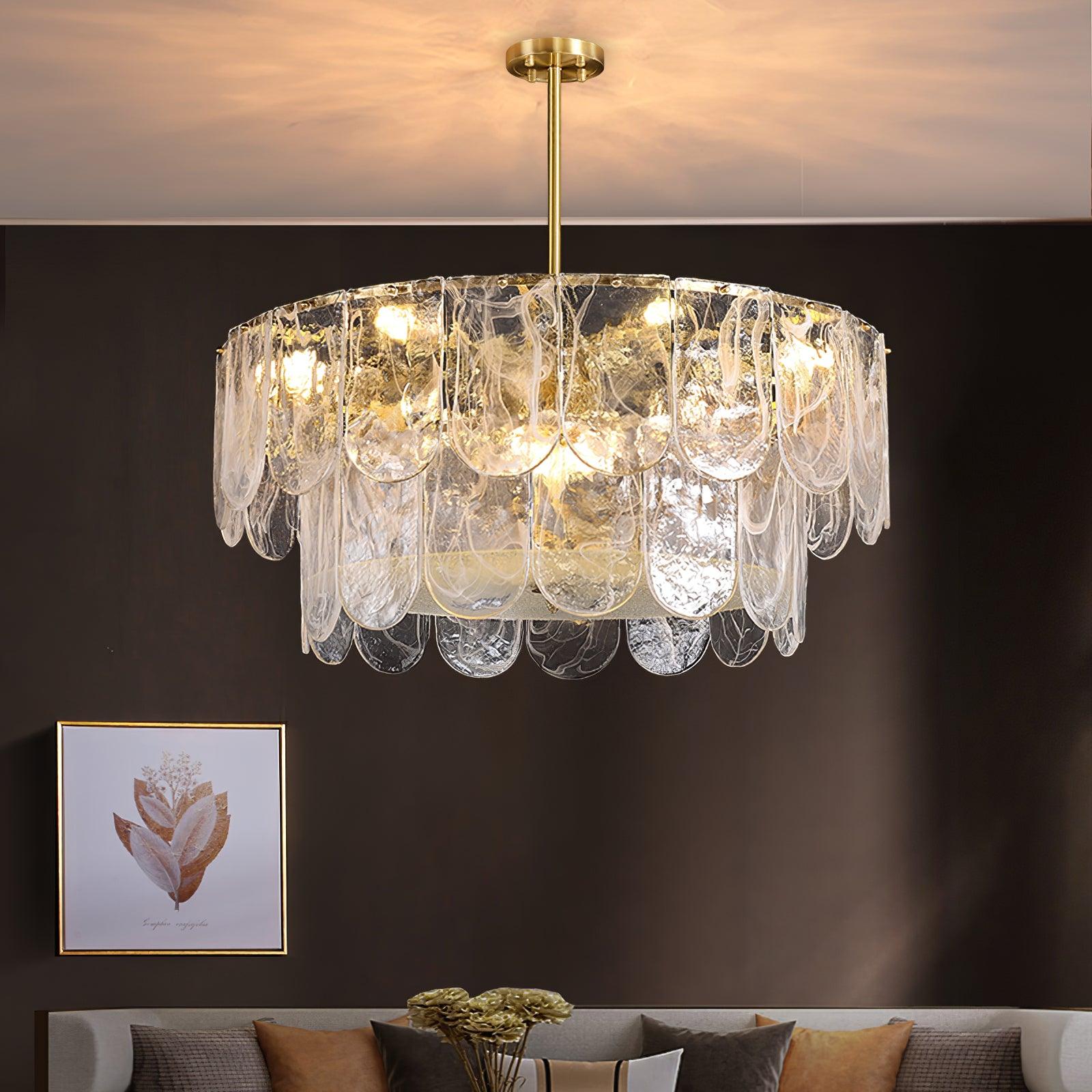 Eiraline Chandelier Traditional Classic Glass Metal