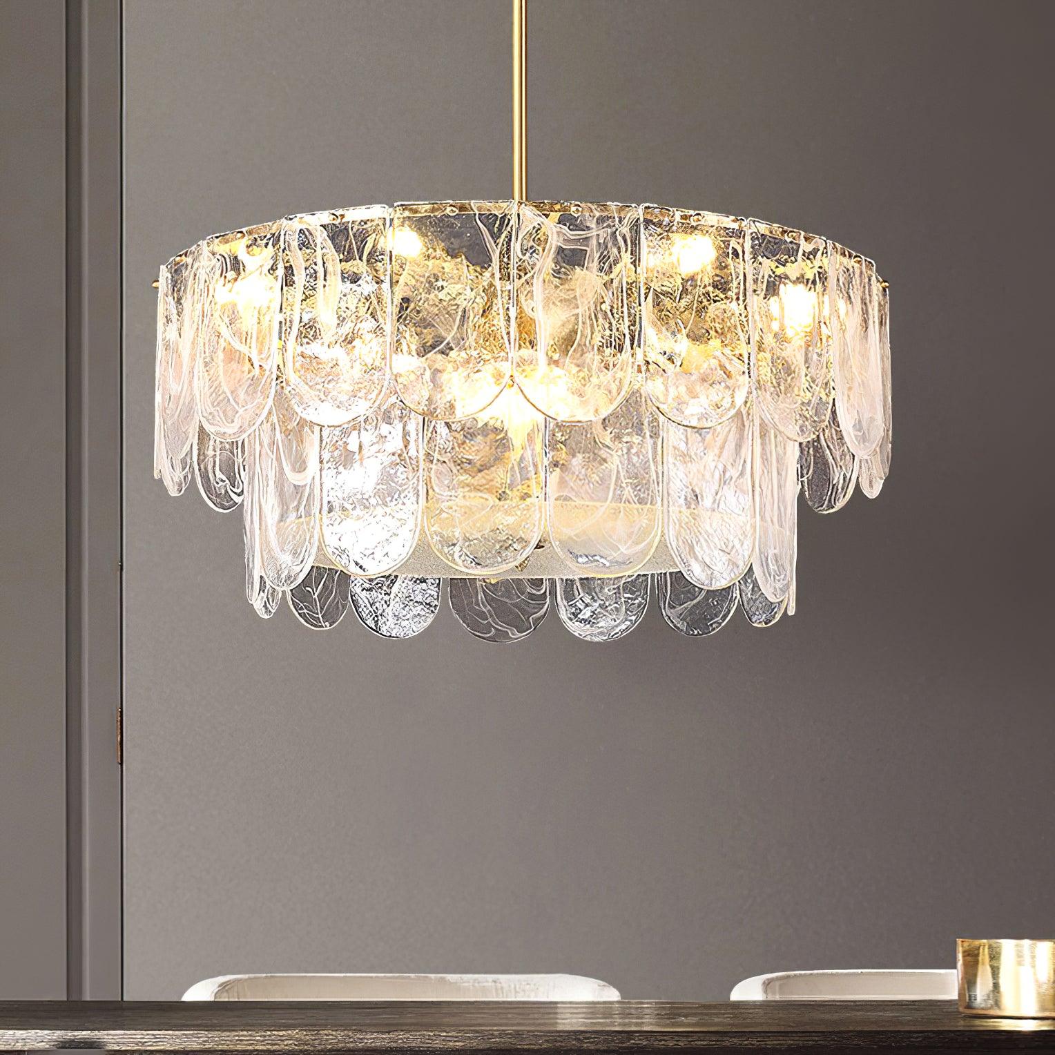 Eiraline Chandelier Traditional Classic Glass Metal