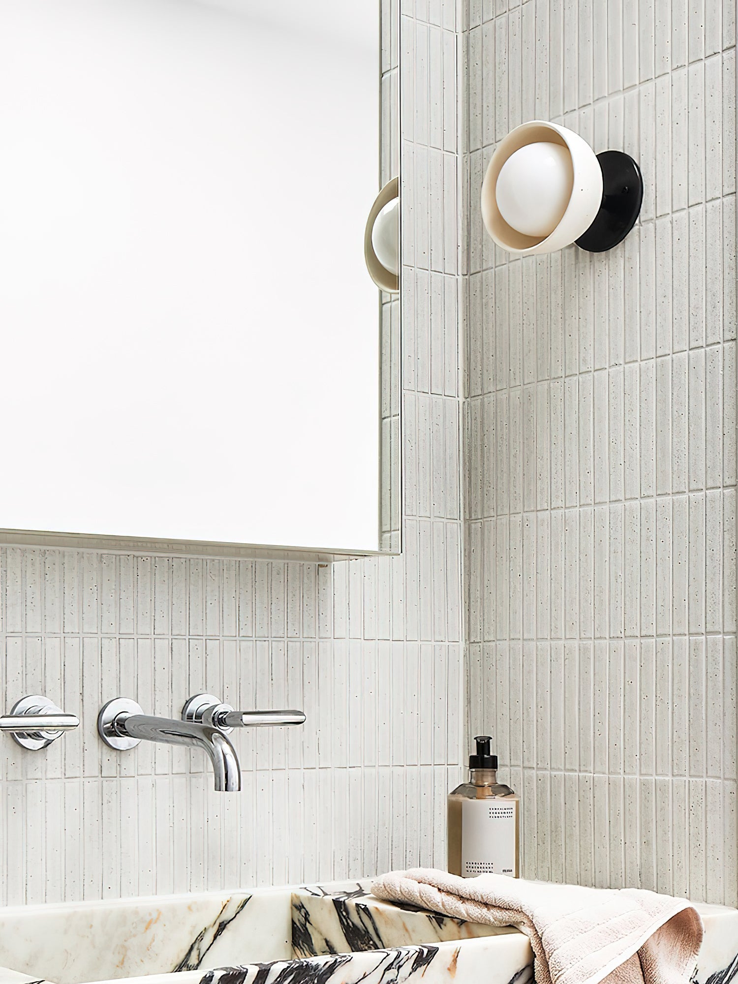 Lia Travertine Wall Light