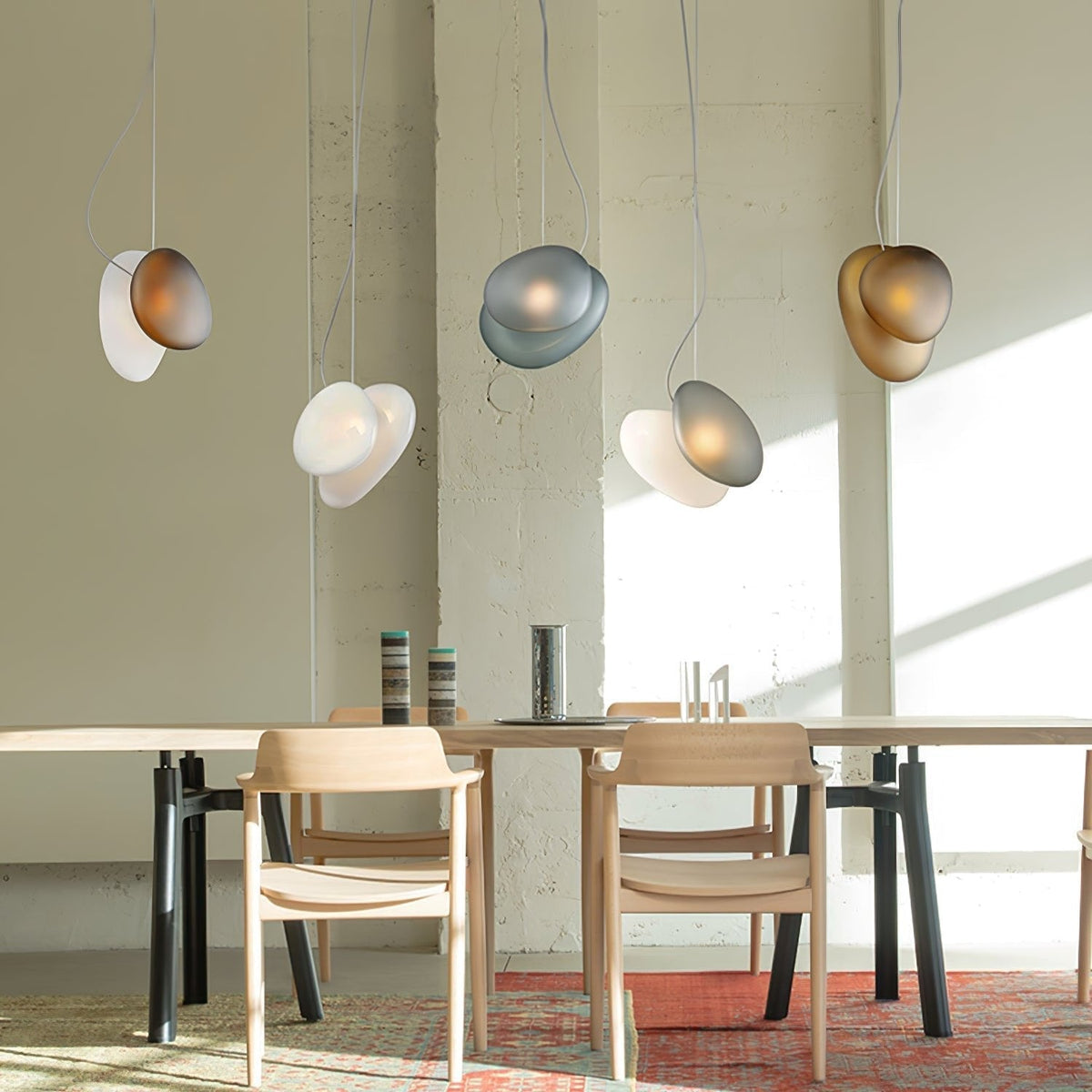 Mervan Frosted Glass Pendant Light
