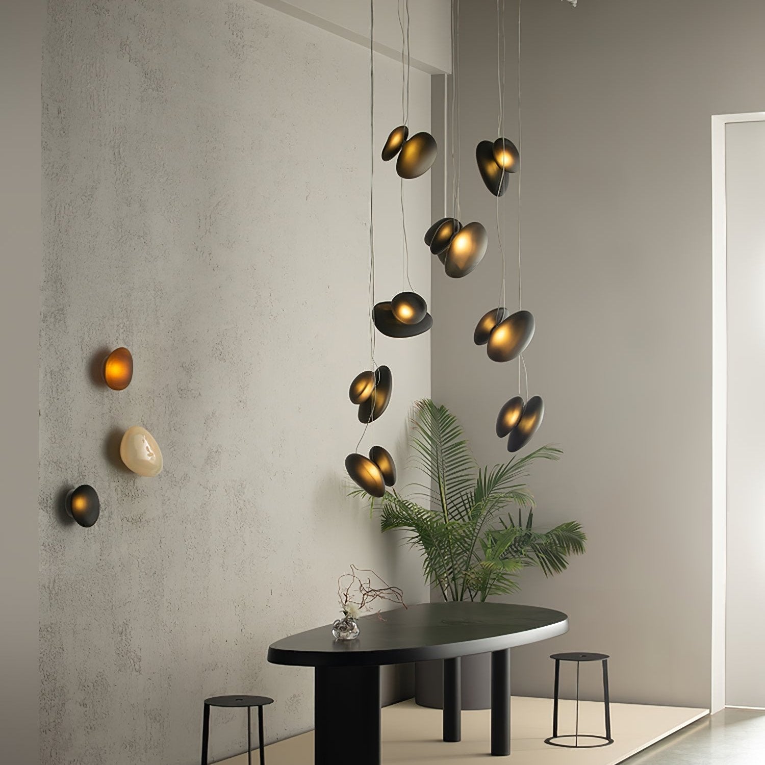 Mervan Frosted Glass Pendant Light